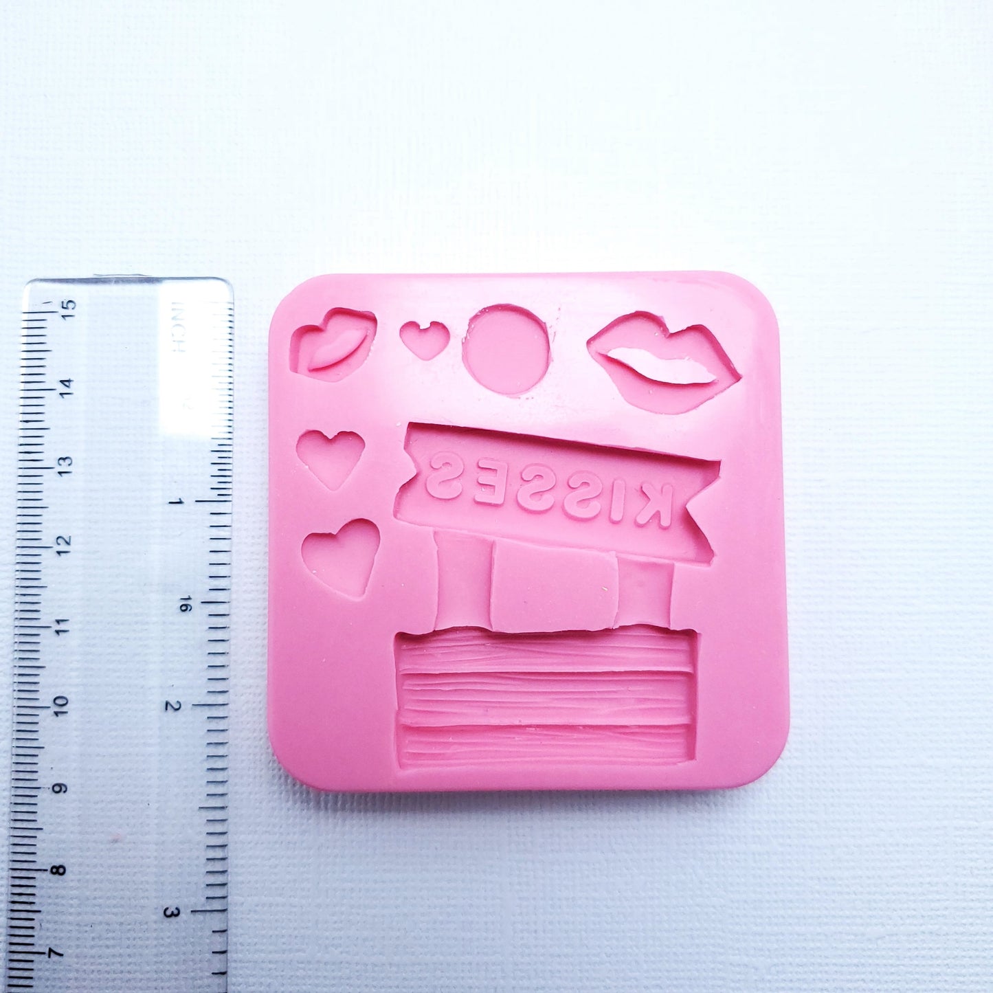 Kissing Booth Silicone Mold for Polymer Clay, Fondant, Resin Crafts MS120