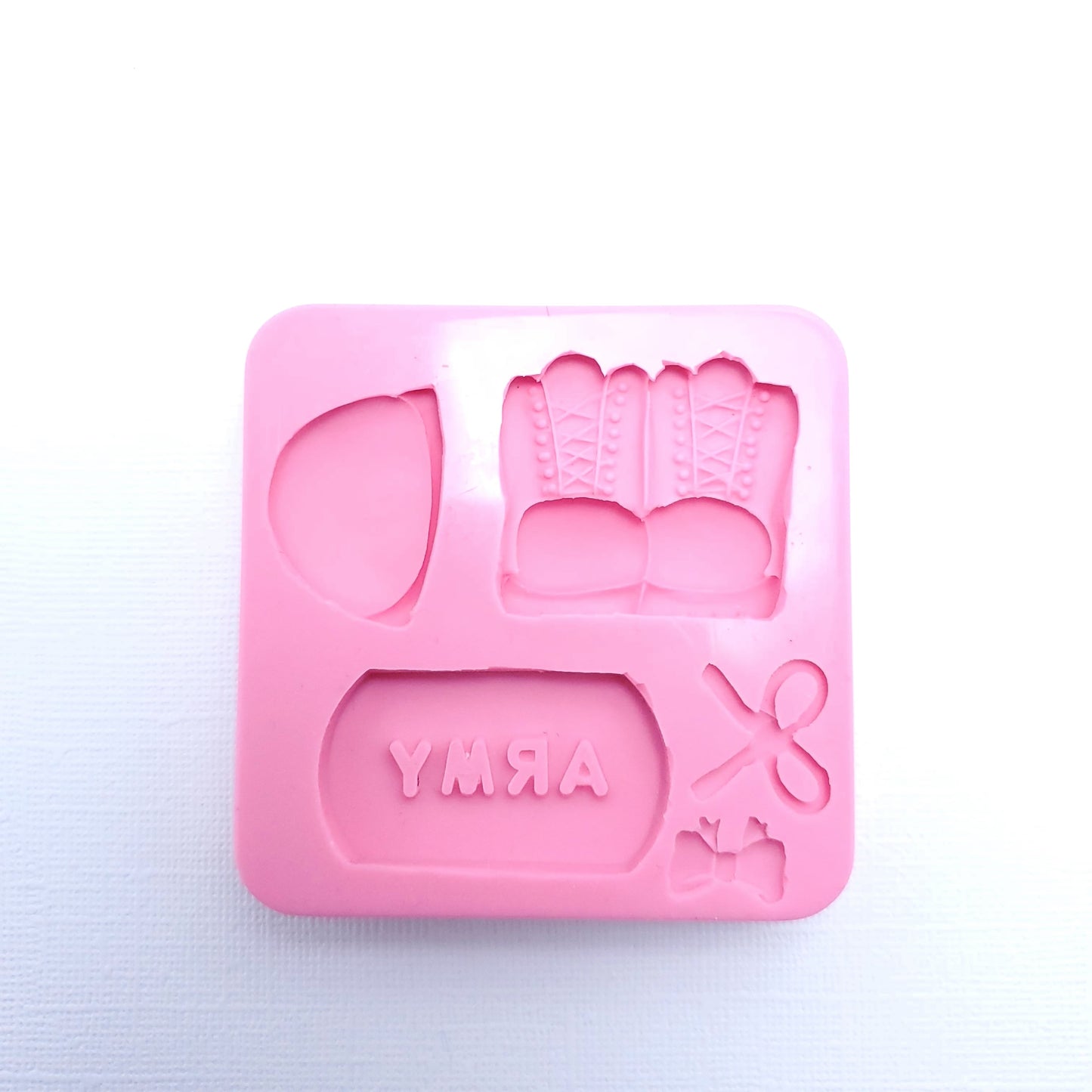 Military Army Silicone Mold for Cake Decorating Resin Clay Jewelry Crafts