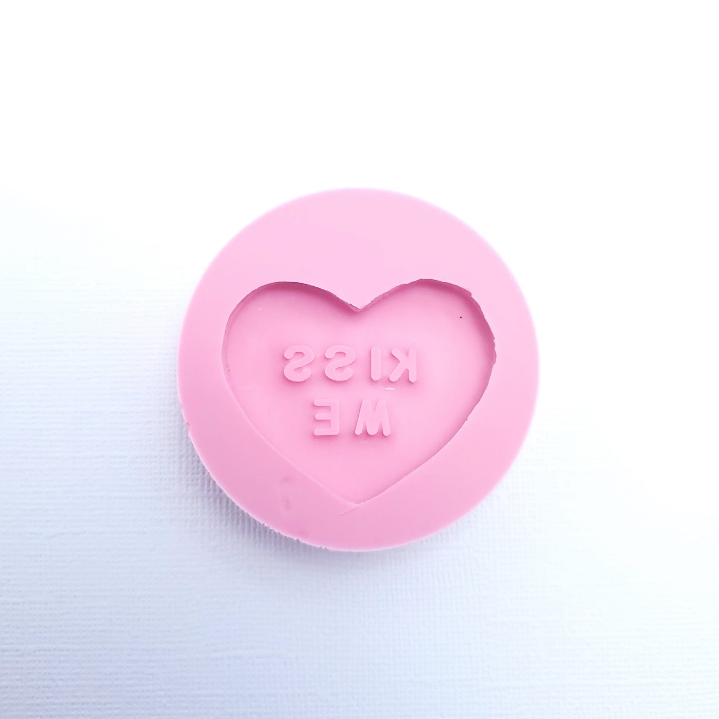 Kiss Me Heart Silicone Mold for Fondant Resin Clay Miniatures MS124