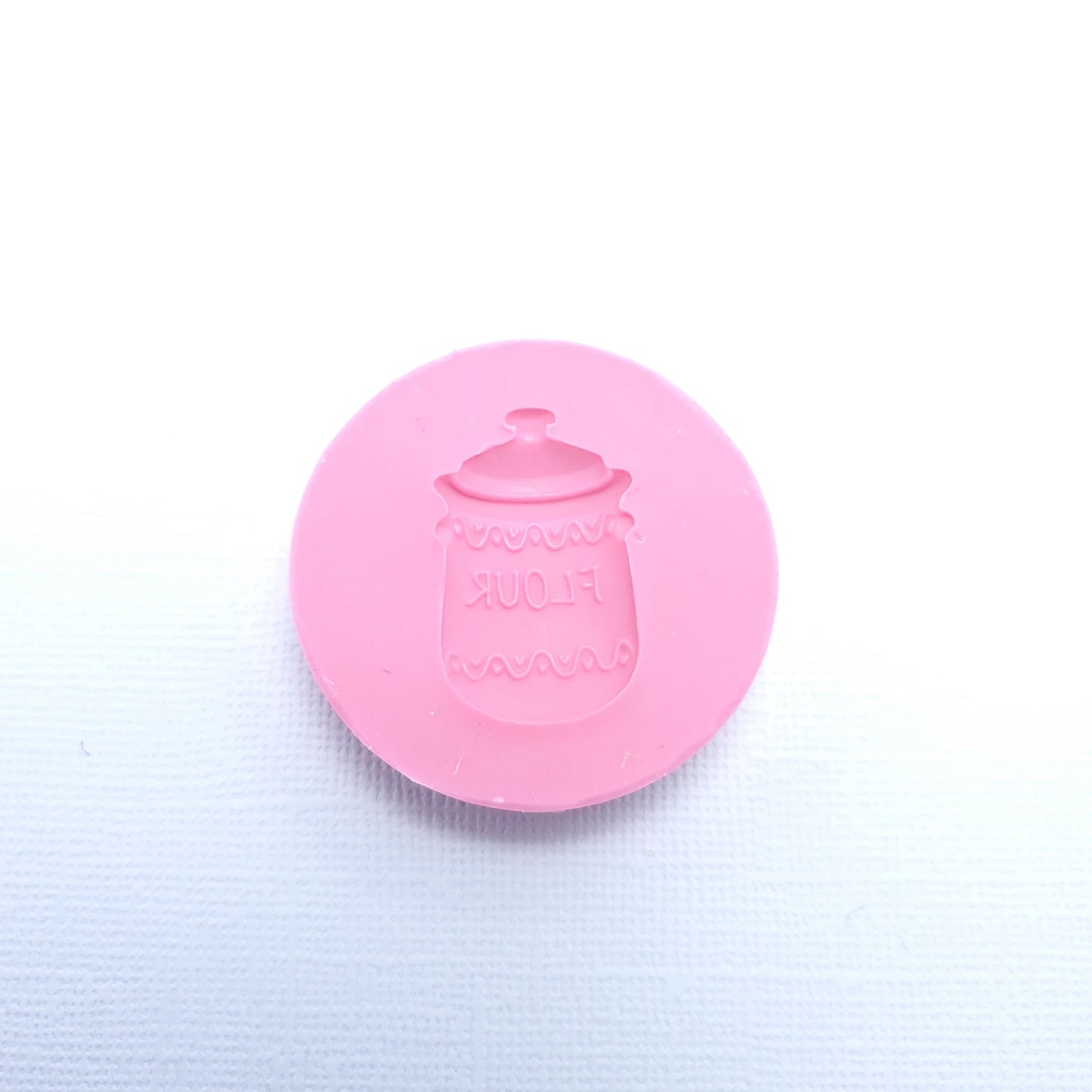Flour Jar Silicone Mold for Fondant, Resin, Polymer Clay Miniatures
