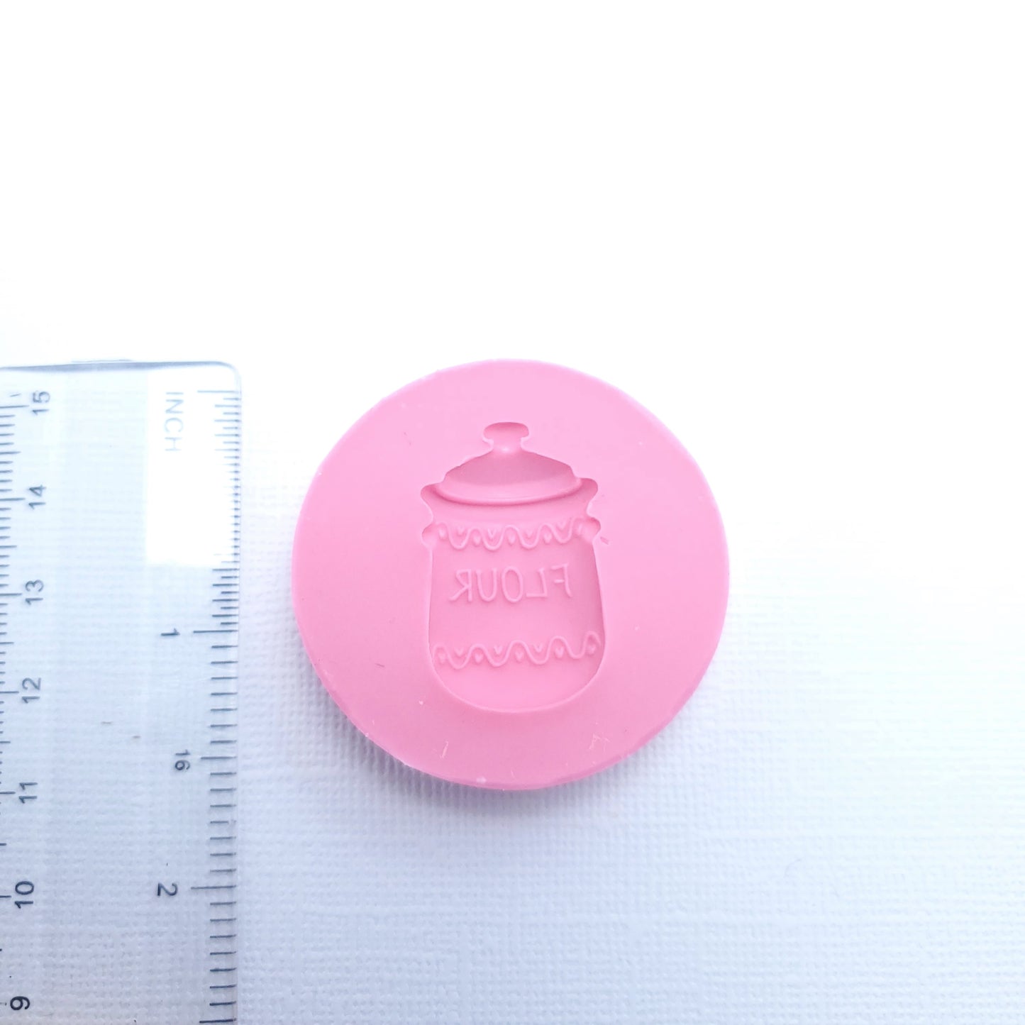 Flour Jar Silicone Mold for Fondant, Resin, Polymer Clay Miniatures