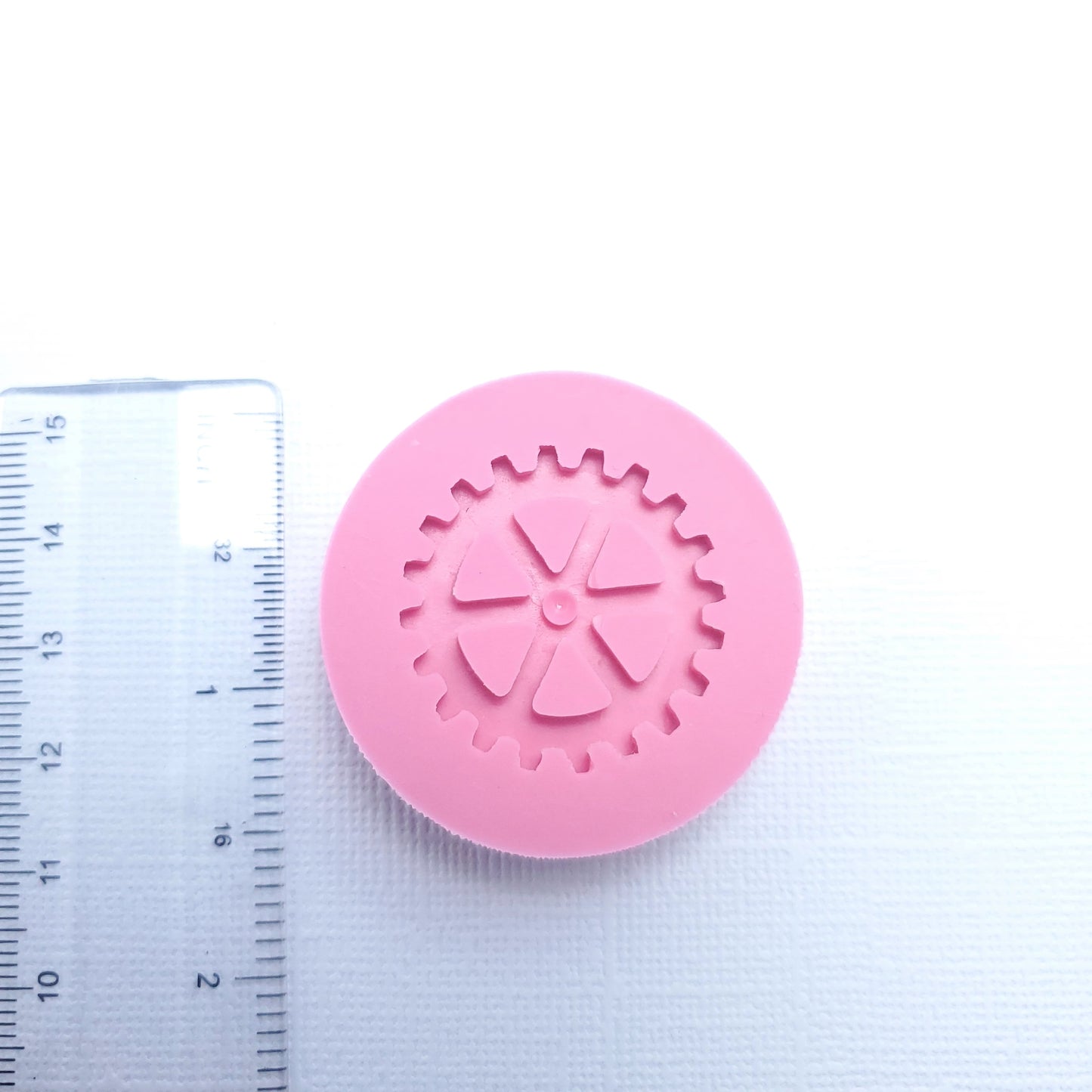 Steampunk Gear Silicone Mold for Fondant, Resin, Clay, Jewelry Making