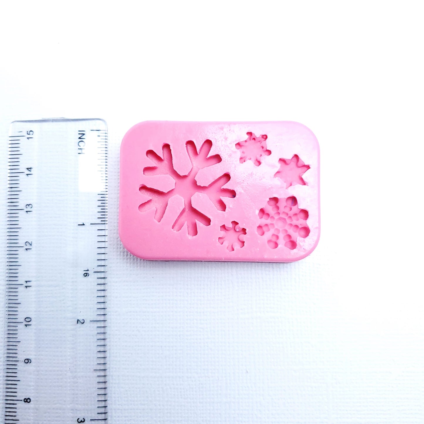 Silicone Snowflake Mold for Fondant, Resin, Clay, and Jewelry Making