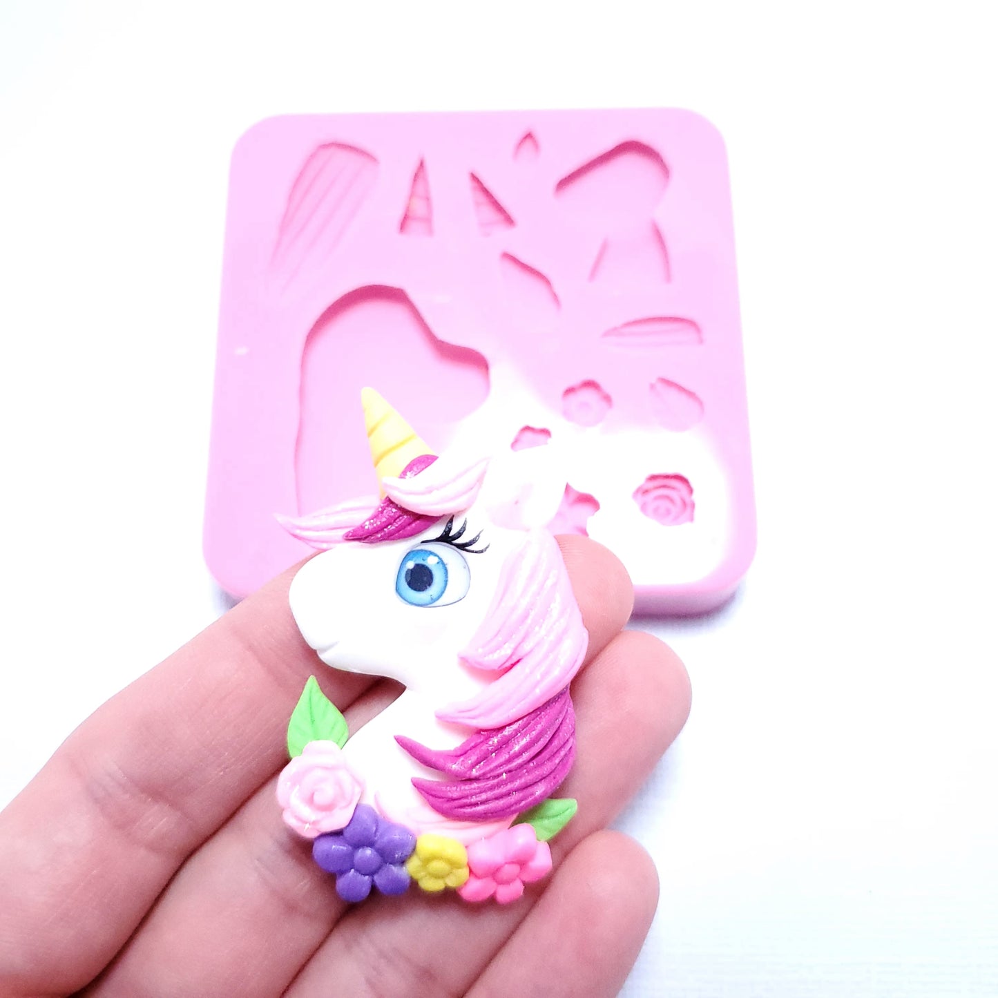 Epic Unicorn Mommy & Baby Multi-Project Silicone Mold for Crafts MS163