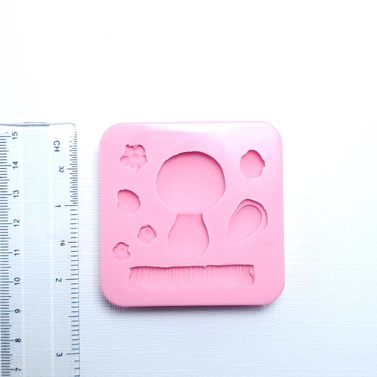 Easter Bunny on Grass Multi-Project Silicone Mold MS174 for Crafts & Baking
