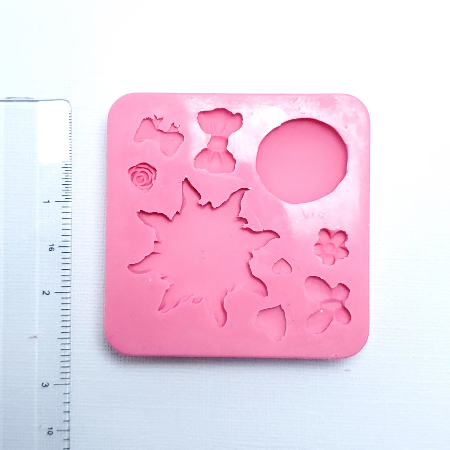 Cute Sun Spring Silicone Mold for Miniatures Crafts Multi-Project MS180