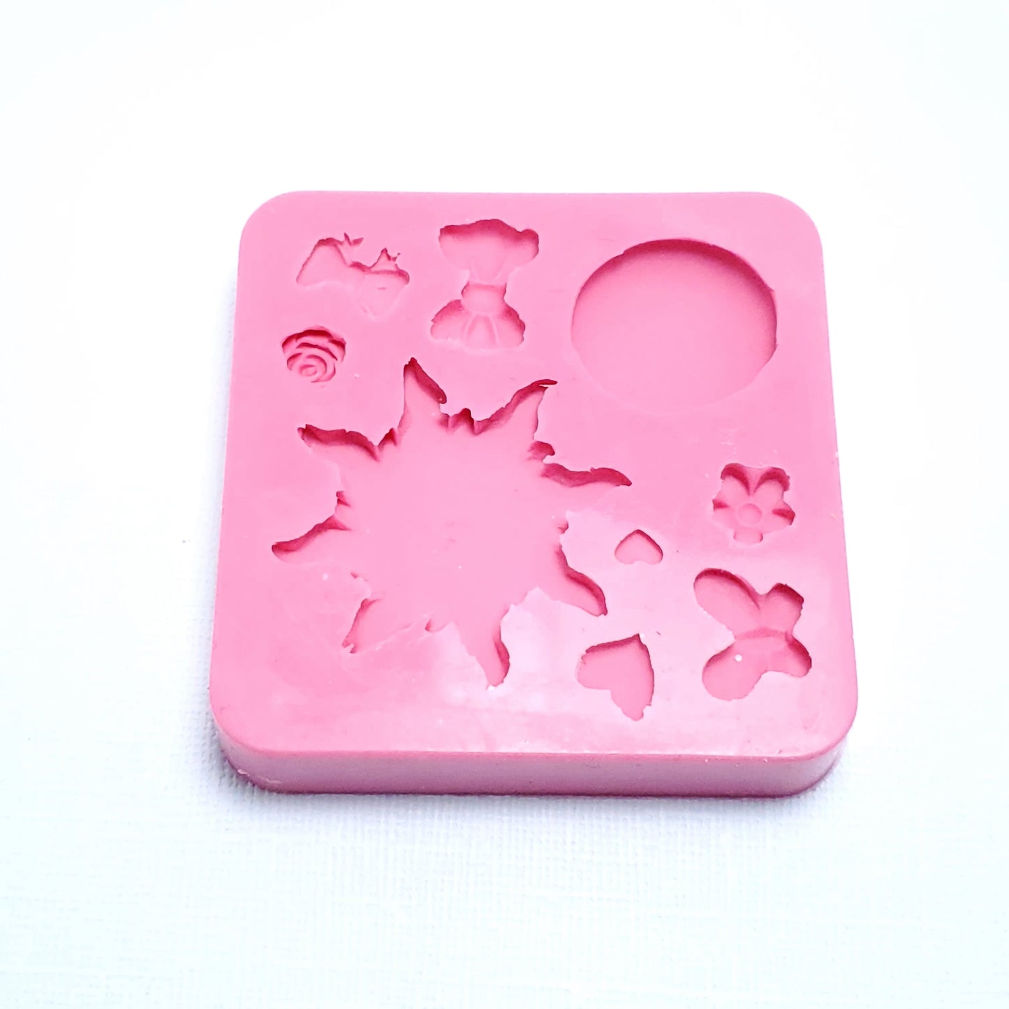 Cute Sun Spring Silicone Mold for Miniatures Crafts Multi-Project MS180
