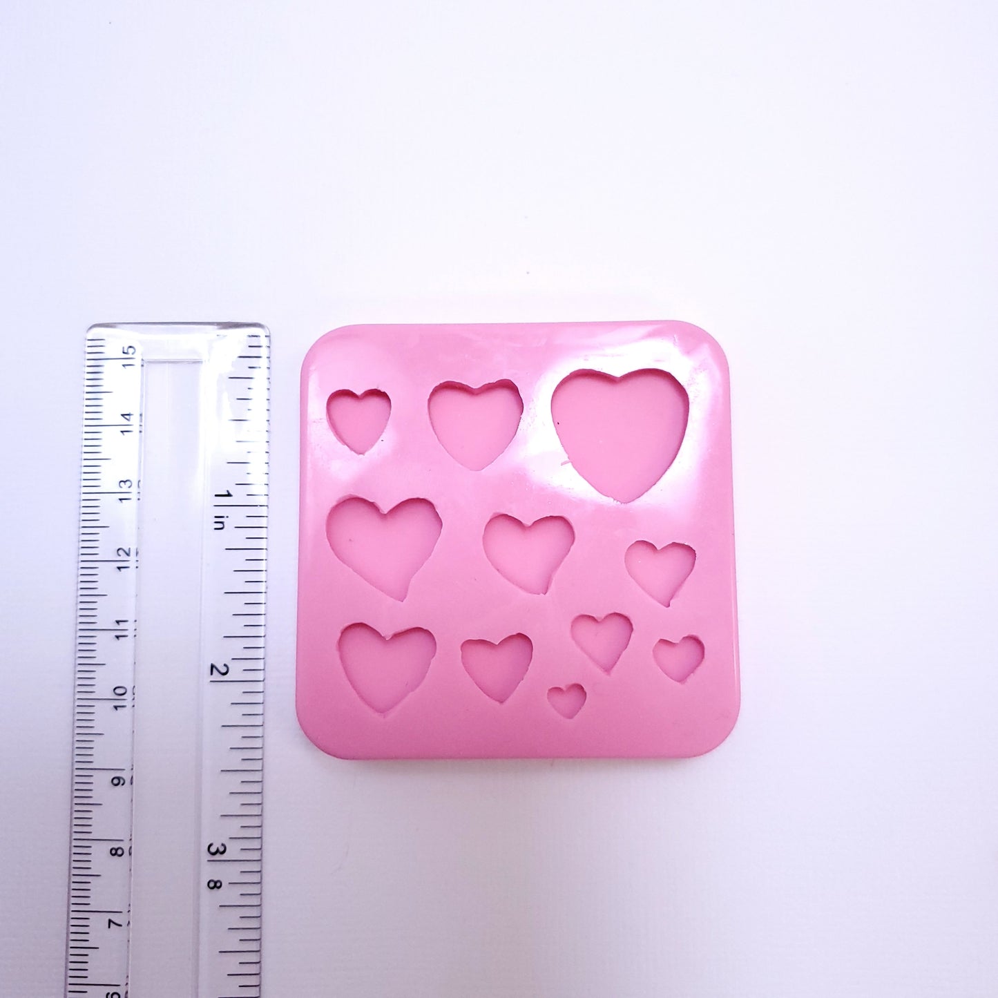 Heart Silicone Mold for Resin, Fondant, Clay, Wax & Jewelry Making