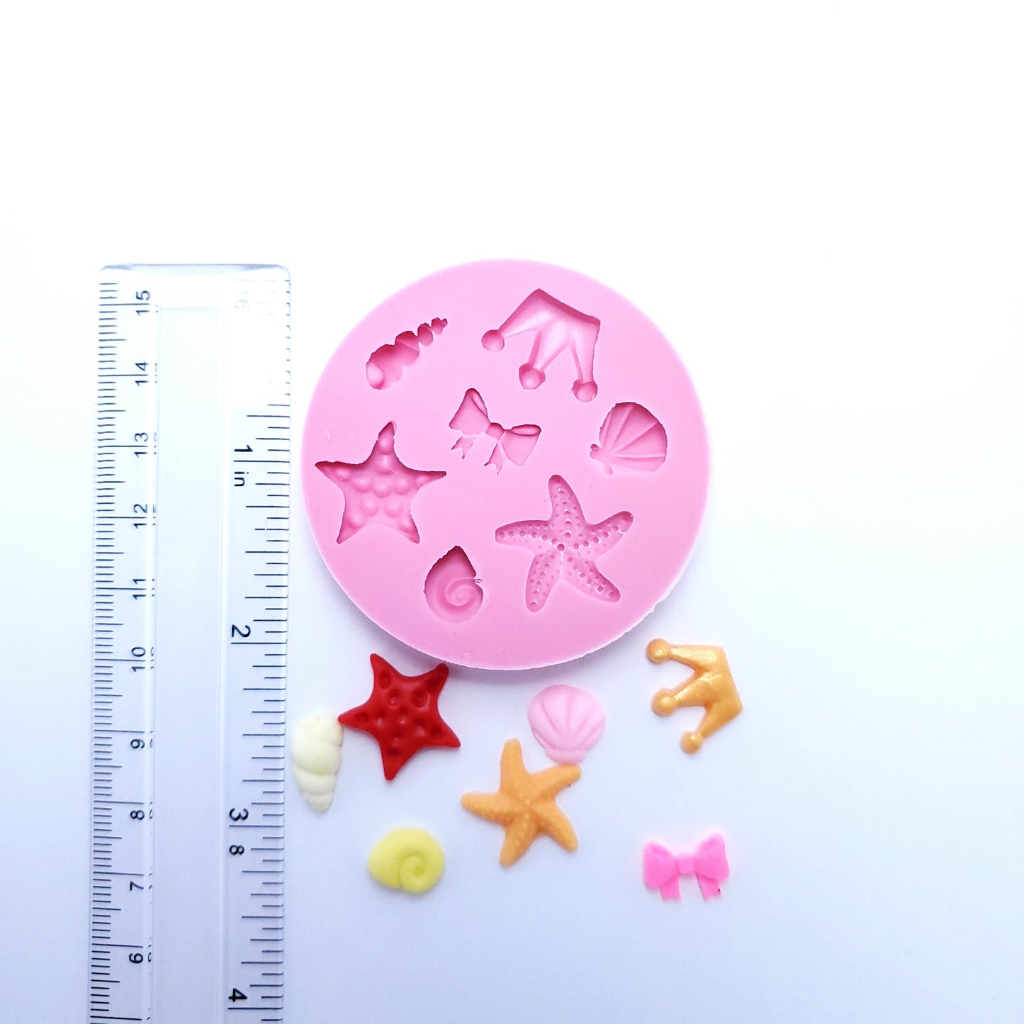 Under the sea miniature Clay accents Multi-Project Silicone mold MS198