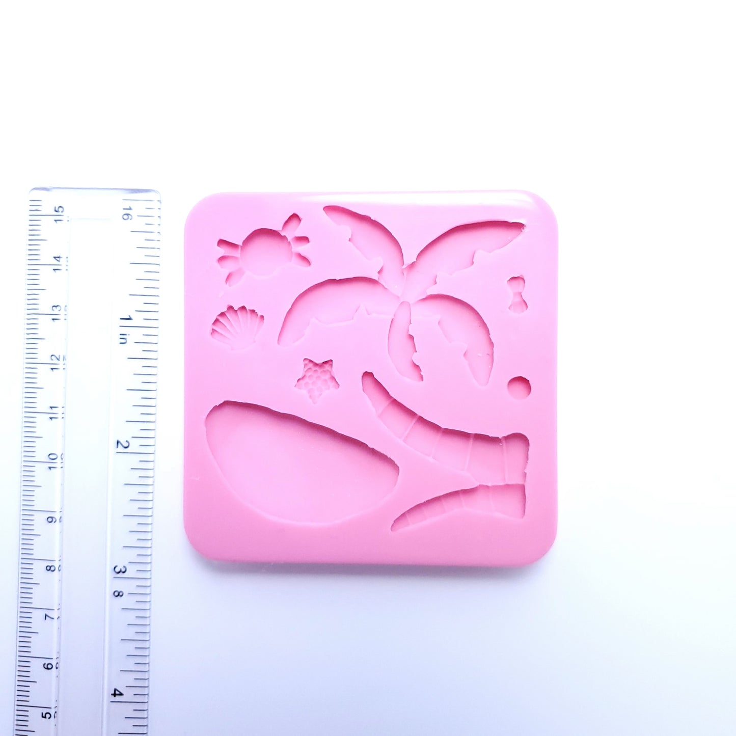 Tropical Coconut Tree Island Multi-Project Silicone Mold MS204