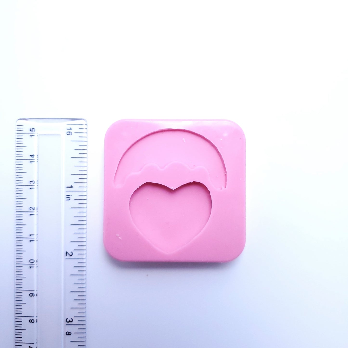 Donut Heart Silicone Mold for Resin, Fondant, Clay, Jewelry Making