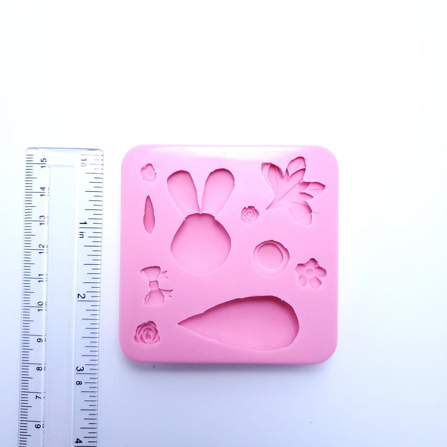 Bunny on Carrot Car Multi-Project Silicone Mold for Crafts MS209