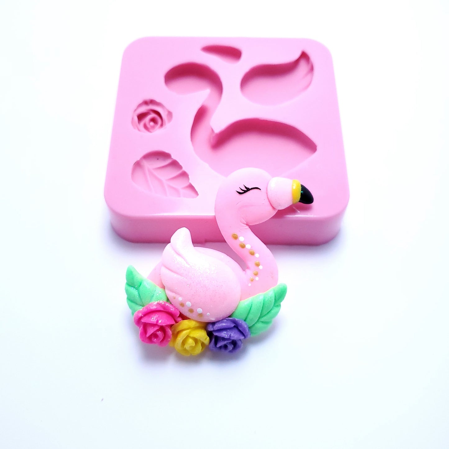 Tropical Flamingo Multi-Project Silicone Mold MS210 for Crafts and Baking