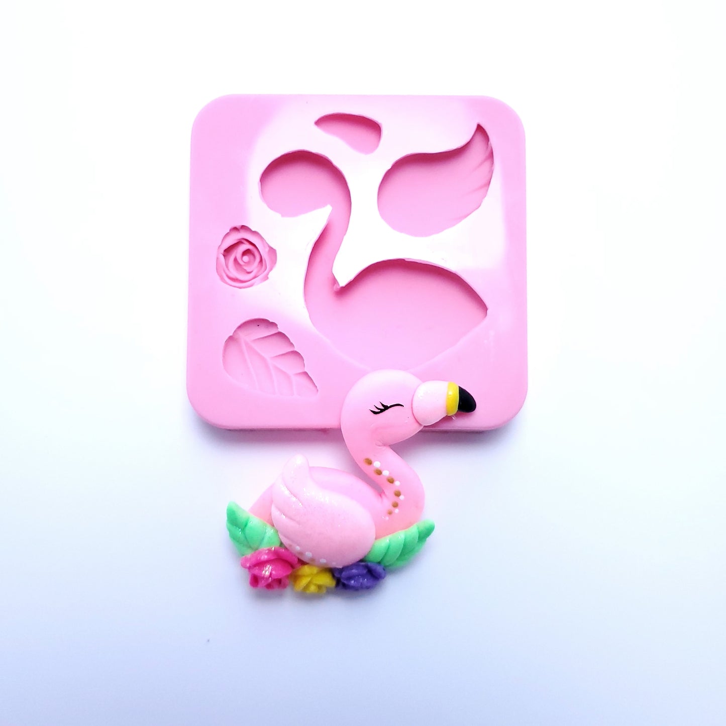 Tropical Flamingo Multi-Project Silicone Mold MS210 for Crafts and Baking