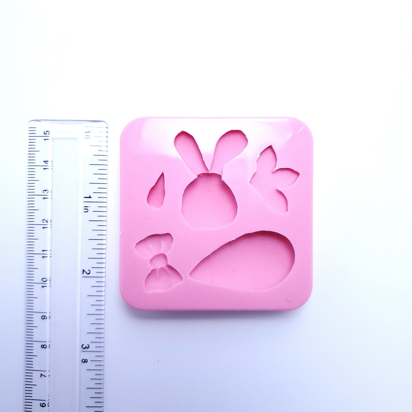 Bunny on Carrot Multi-Project Silicone Mold MS211 for Crafts and Baking