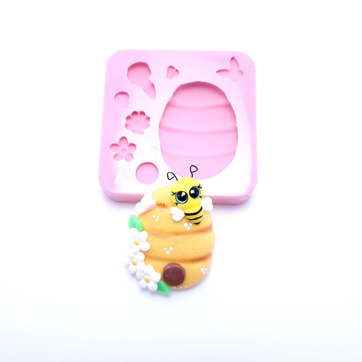 Bee Hive Honeycomb Silicone Mold for Crafts and Mini Projects MS213