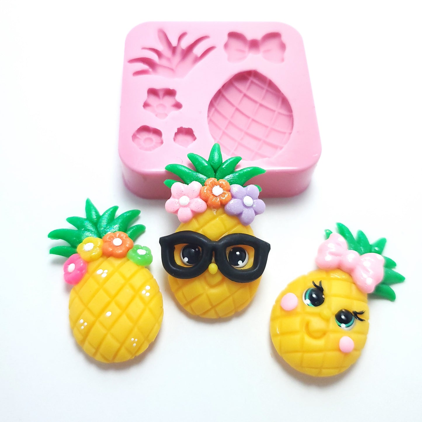 Pineapple Summer Multi Project Silicone Mold for Cute Crafts Baking and Resin MS220