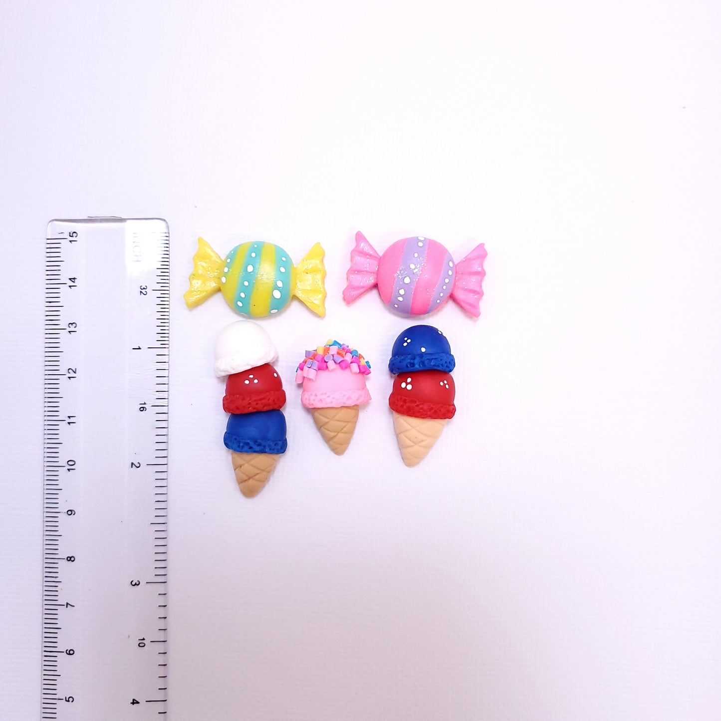 Candy & Ice Cream Silicone Mold for Fondant, Resin, Clay Miniatures MS229