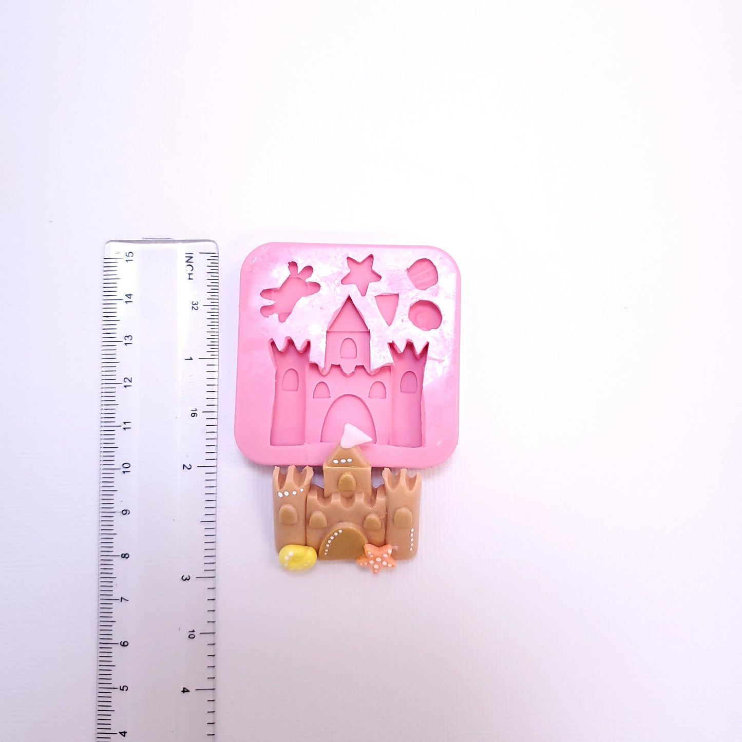 Sand Castle Silicone Mold for Fondant, Resin, Clay and Miniature Crafts