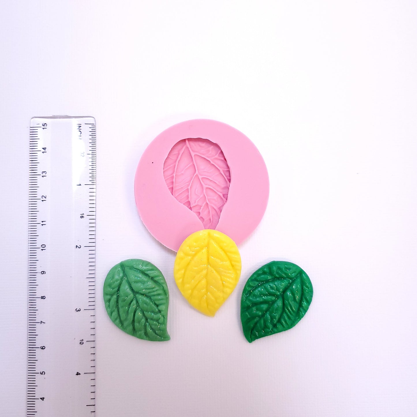 Leaf Silicone Mold for Crafts Baking Resin Clay Jewelry Multi-Project MS238