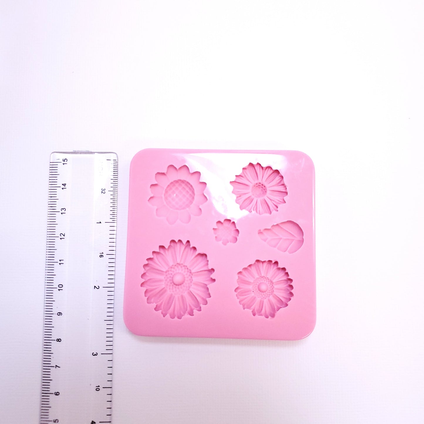 Sunflowers and Leaf Multi-Project Silicone Mold MS234 for Crafts and Baking