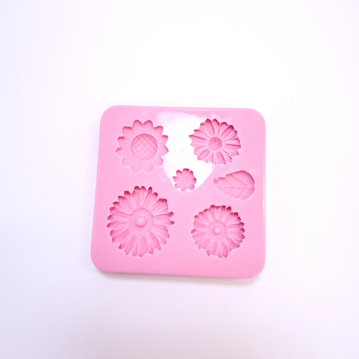 Sunflowers and Leaf Multi-Project Silicone Mold MS234 for Crafts and Baking