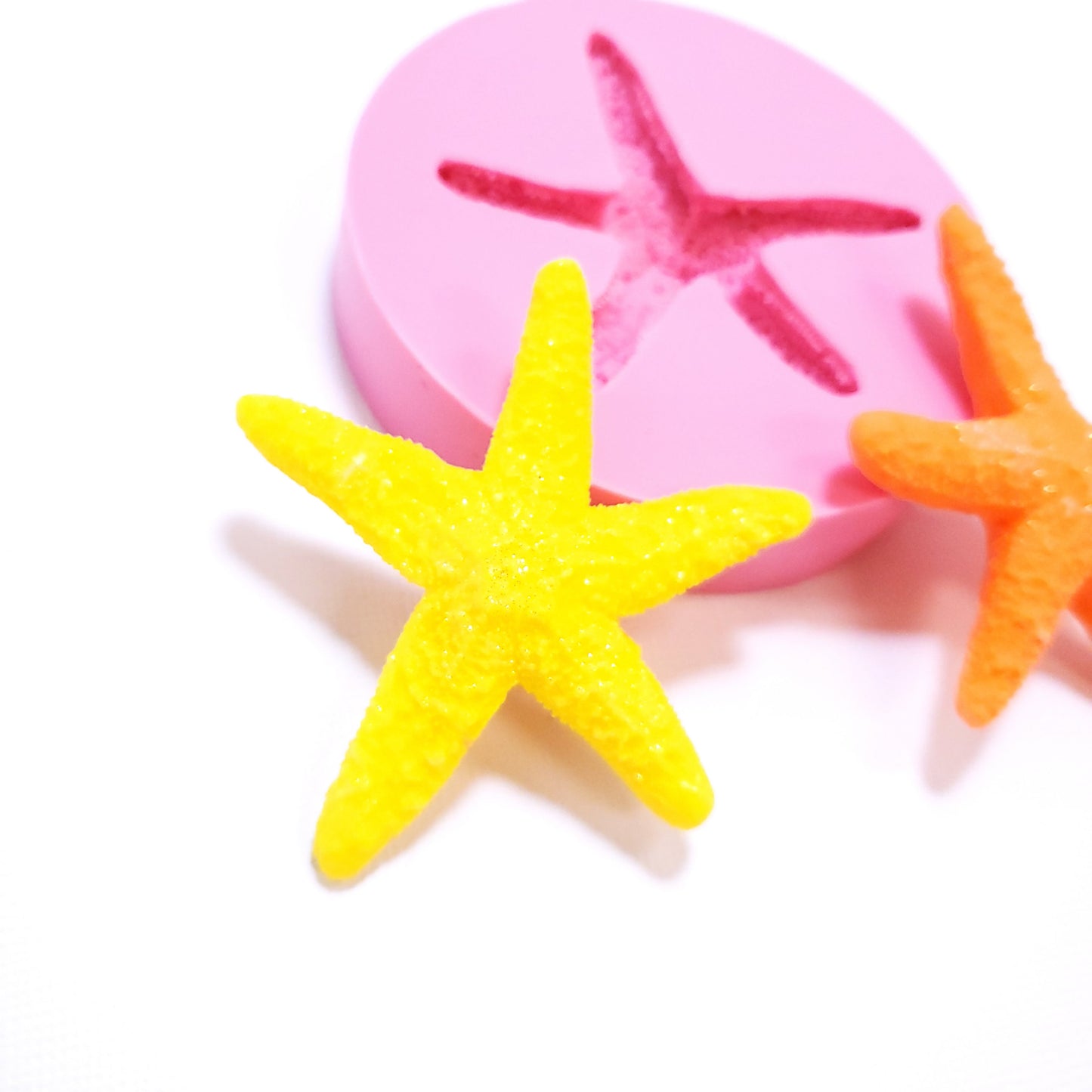Realistic Starfish Silicone Mold for Resin, Fondant, Clay, Jewelry Making