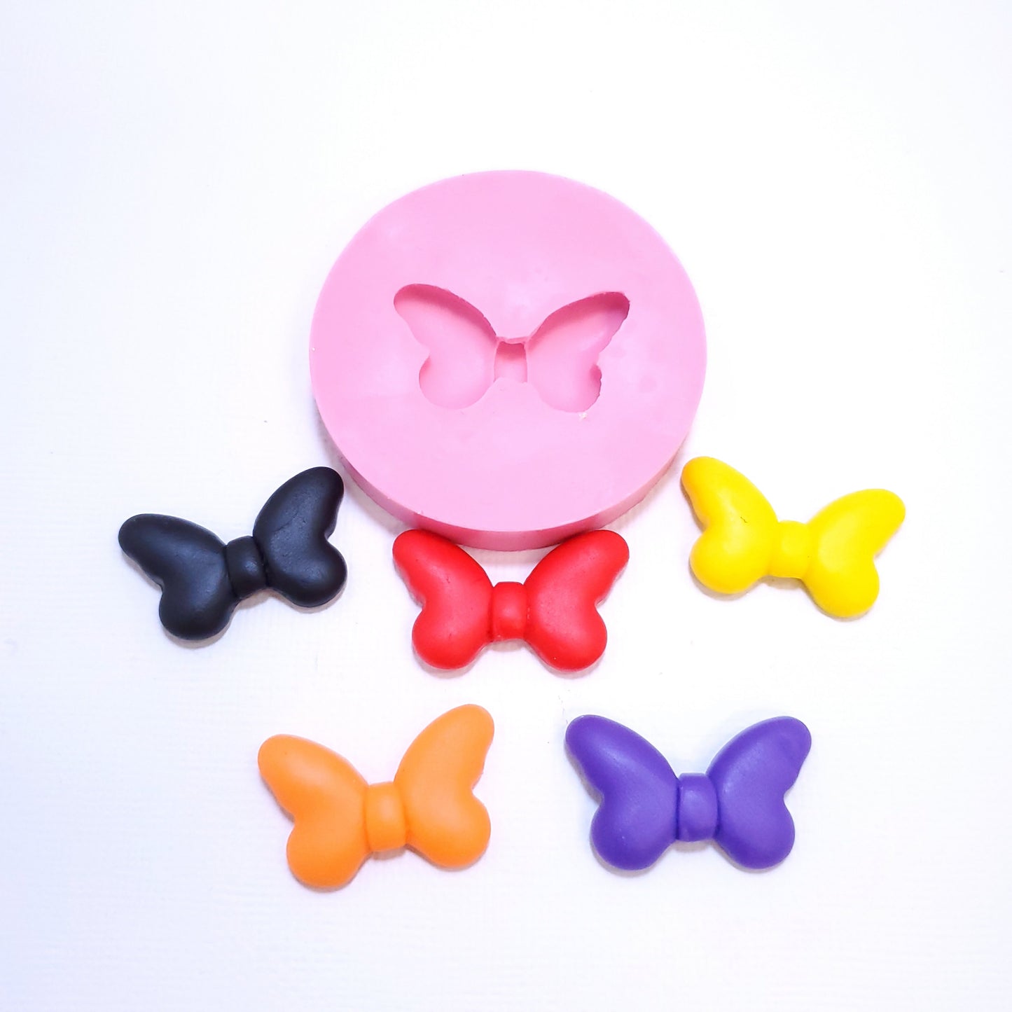 Butterfly Bow Silicone Mold for Miniatures Fondant Resin Clay Crafts MS254
