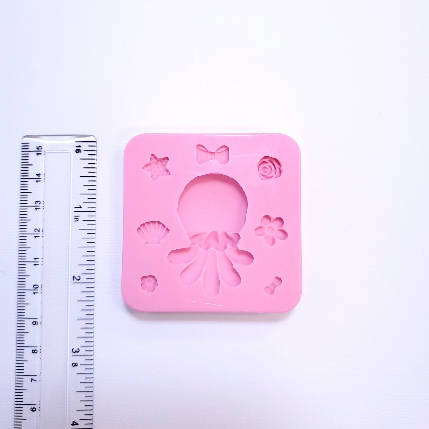 Cute Jellyfish Silicone Mold for Fondant Resin Clay Jewelry Crafts