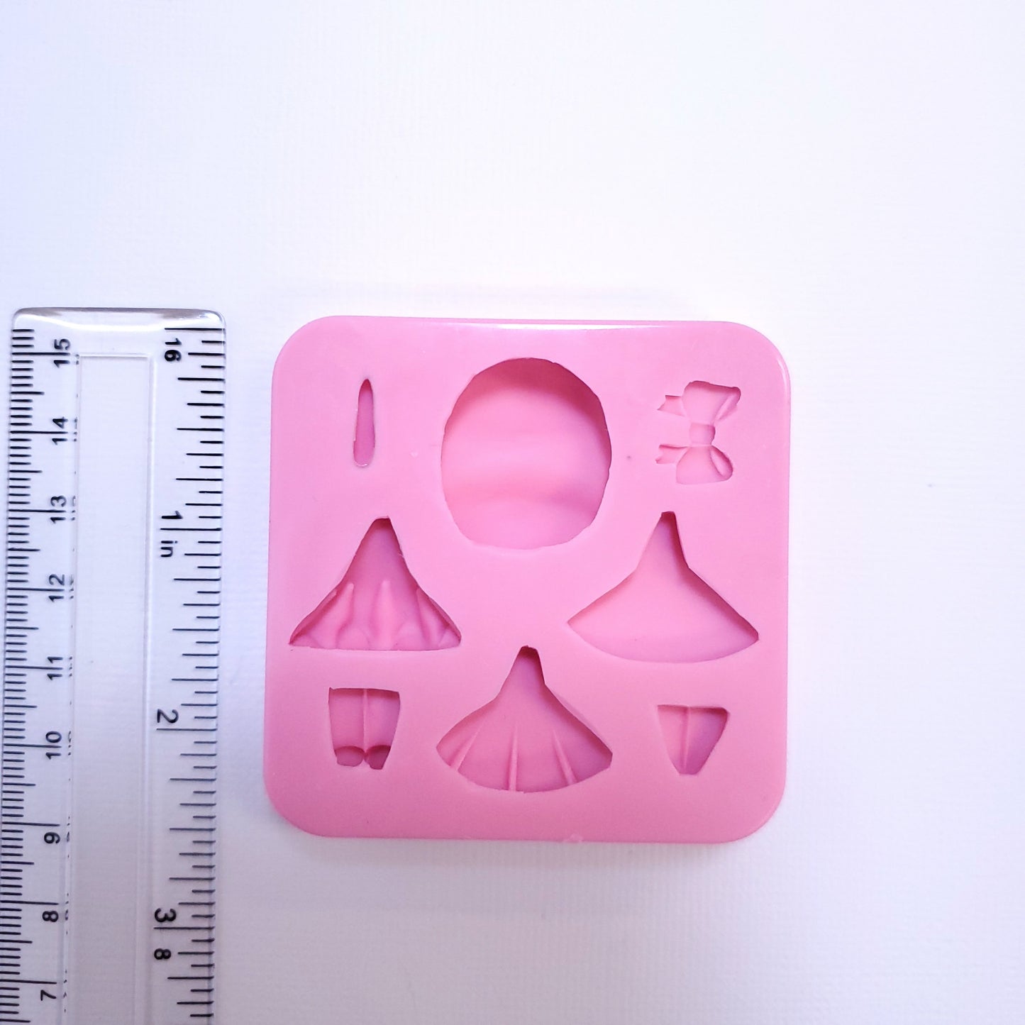 Doll Full Body and Dress Multi Project Silicone Mold for Crafts MS262