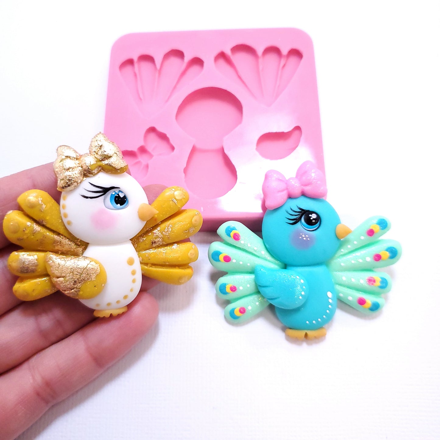 Peacock Summer Multi Project Silicone Mold MS342 for Crafts and Decorations
