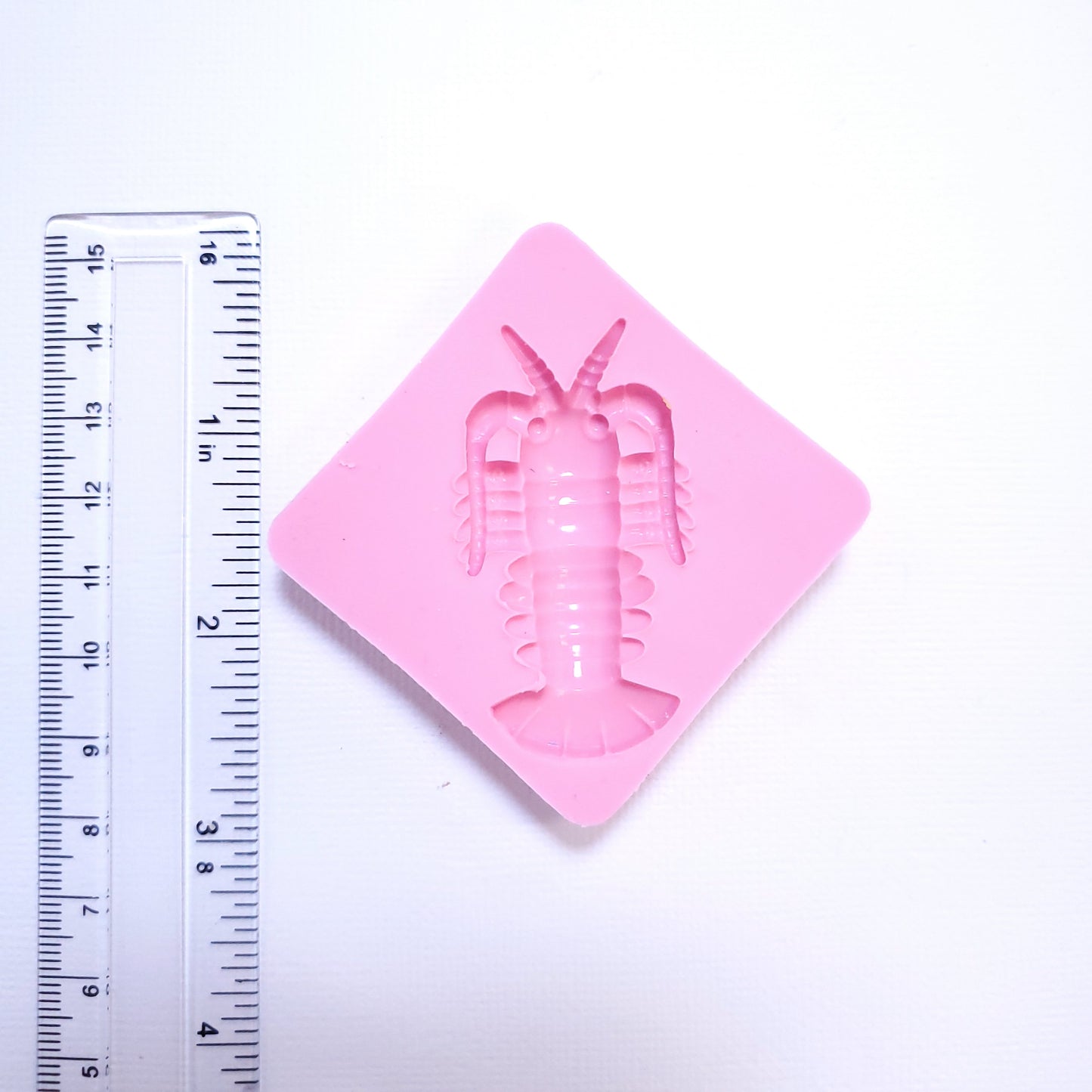 Lobster Silicone Mold for Fondant, Resin, Clay, Miniatures and Jewelry Making