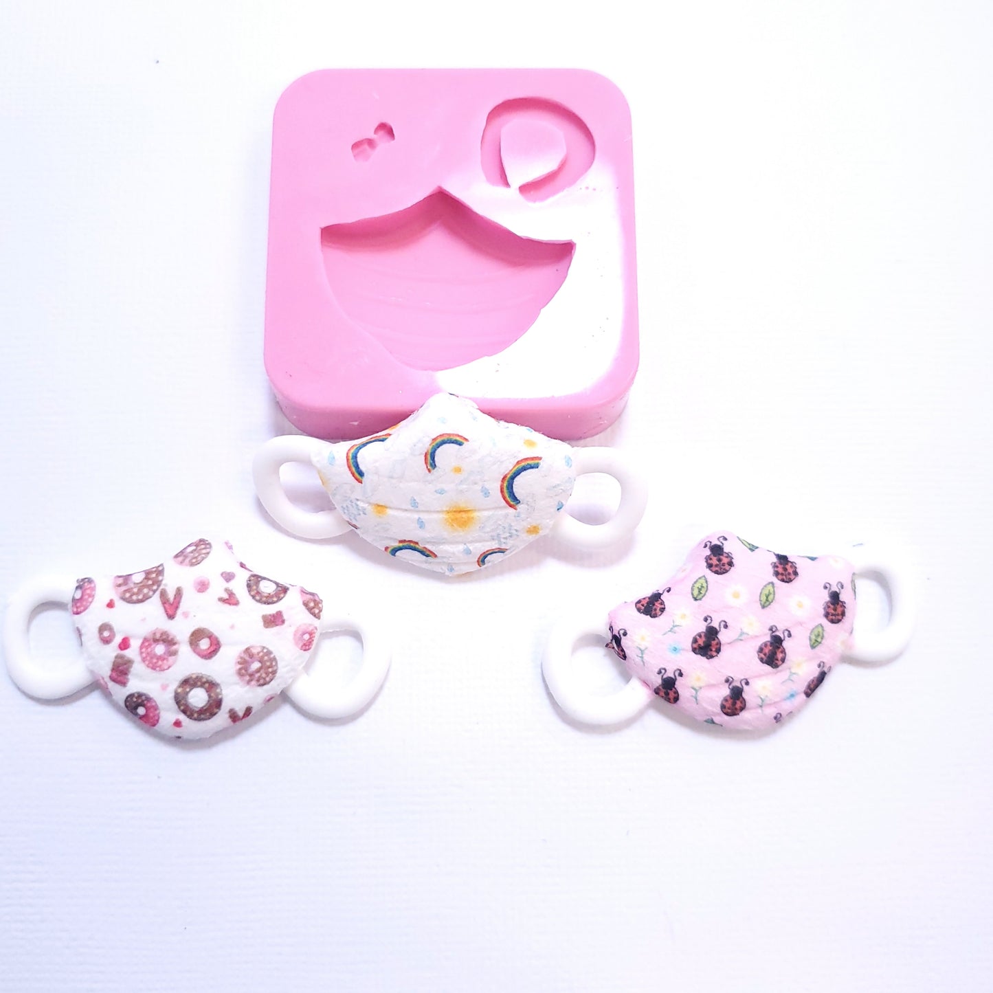 Mini Mask Multi-Project Silicone Mold for Cake Resin Clay Crafts MS344