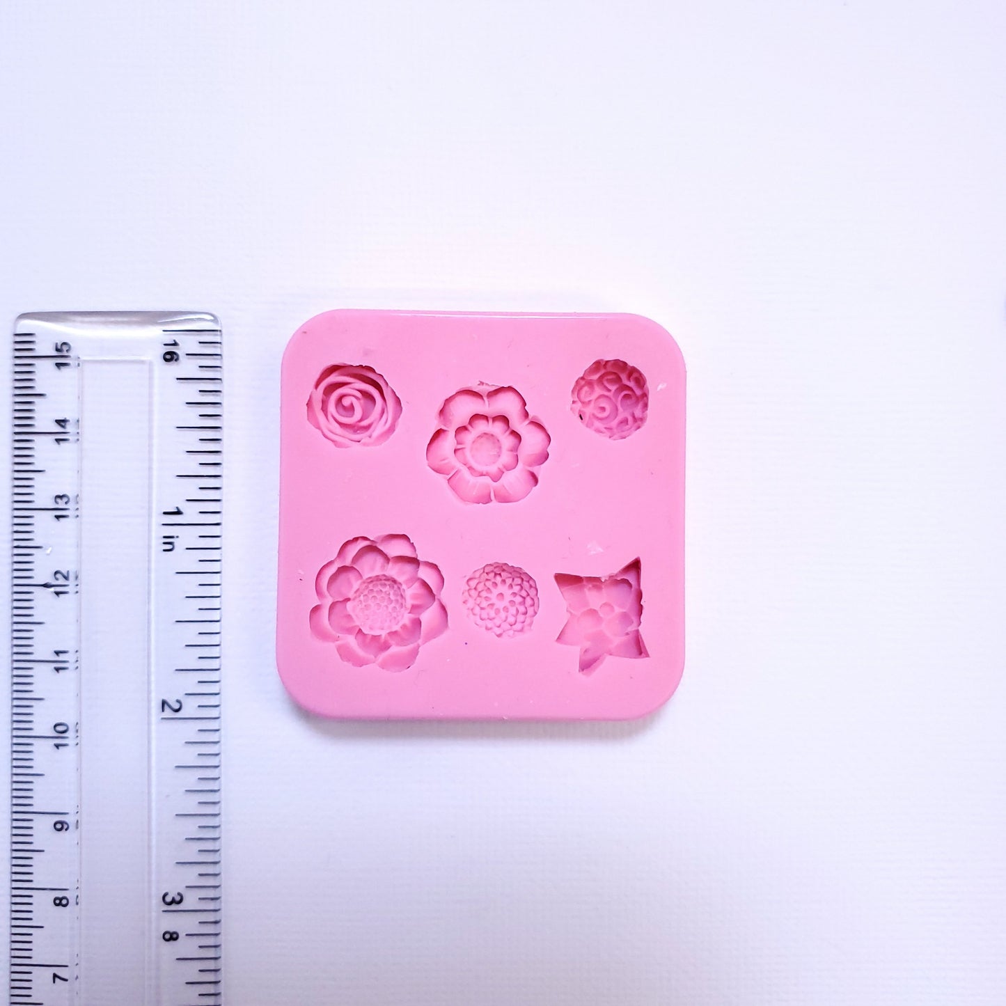 Succulent Miniatures Silicone Mold for Resin Clay Fondant Cake Decor MS352