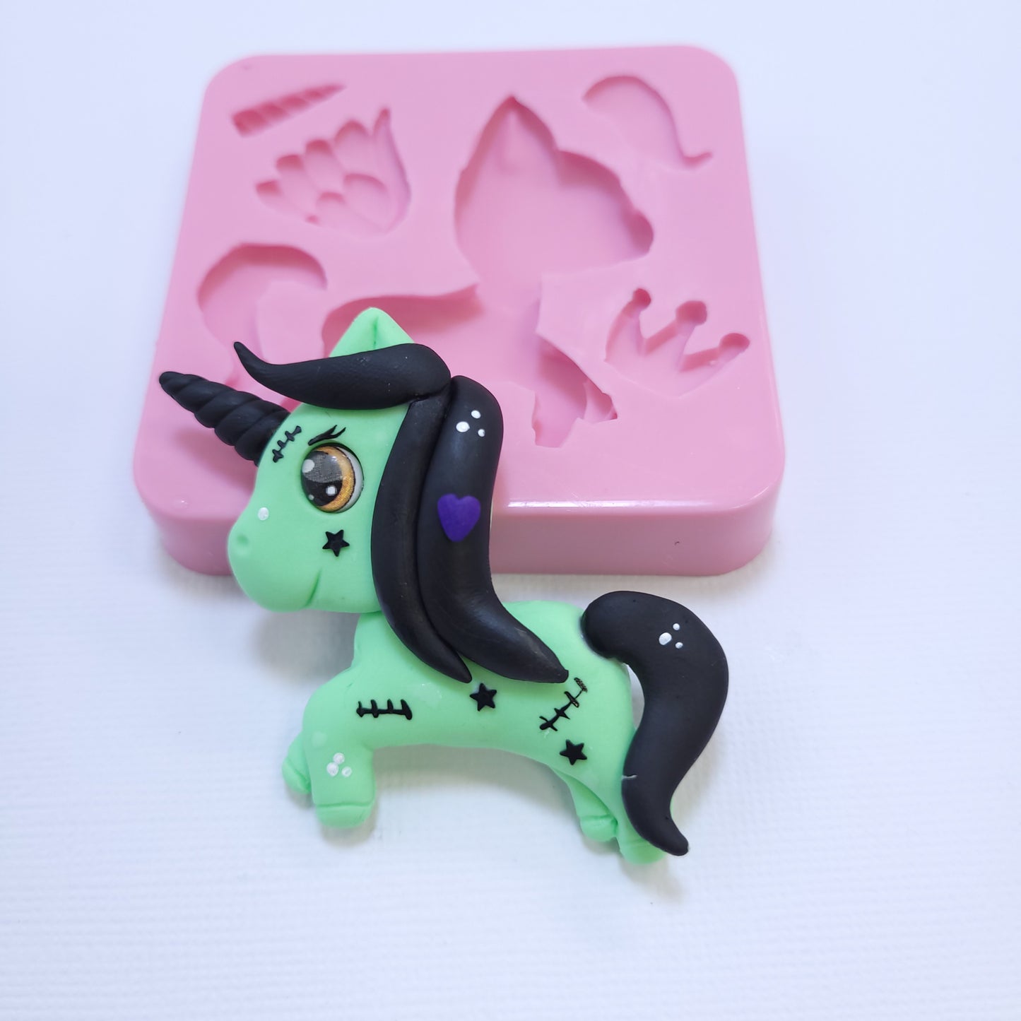Unicorn Pegasus Pony Multi-Project Silicone Mold MS389 for Crafts and Baking