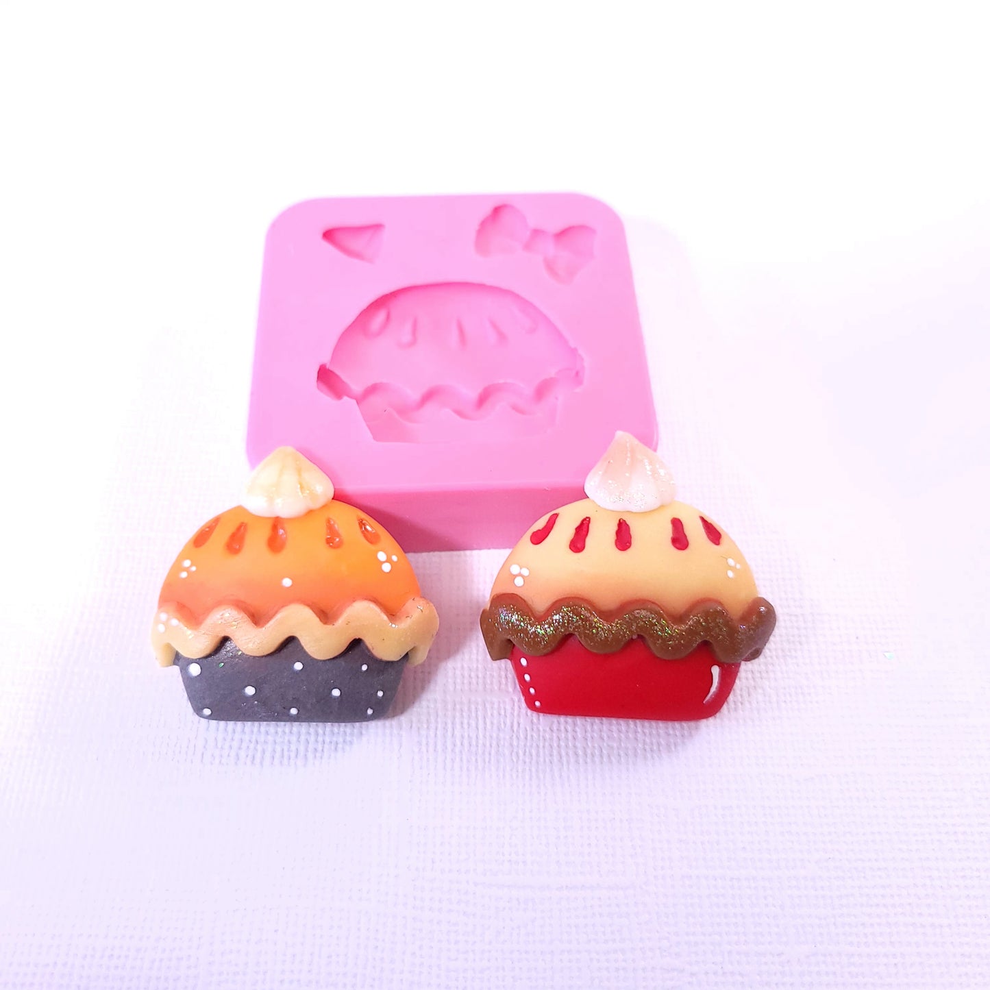 Pumpkin Pie Miniature Silicone Mold for Cake Resin Clay Jewelry Crafts