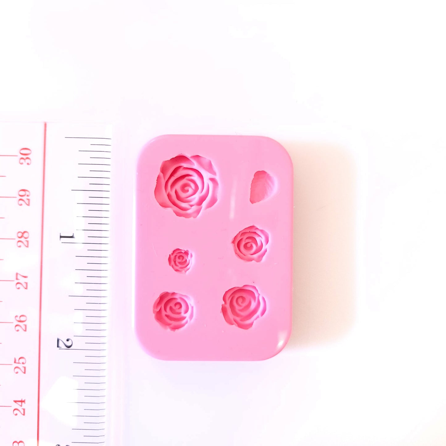 Miniature Roses Silicone Mold for Cake Decor Resin Clay Fondant Crafts MS462