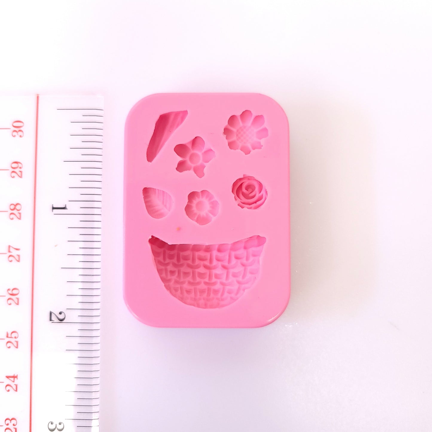 Basket and Flowers Multi-Project Silicone Mold MS472 for Crafts and Baking