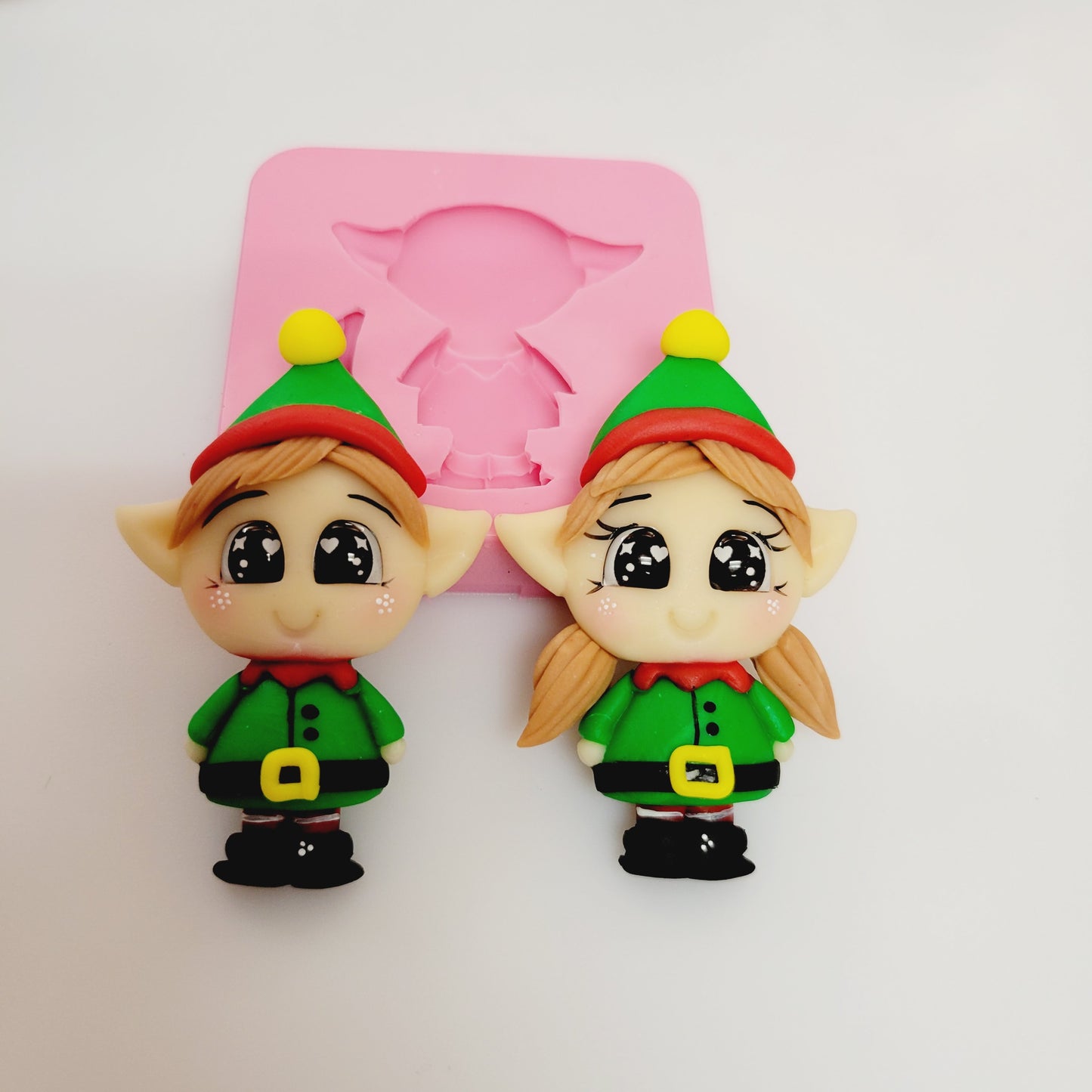 Santa Helper Elf Multi-Project Silicone Mold MS500 for Cake Resin Clay Crafts
