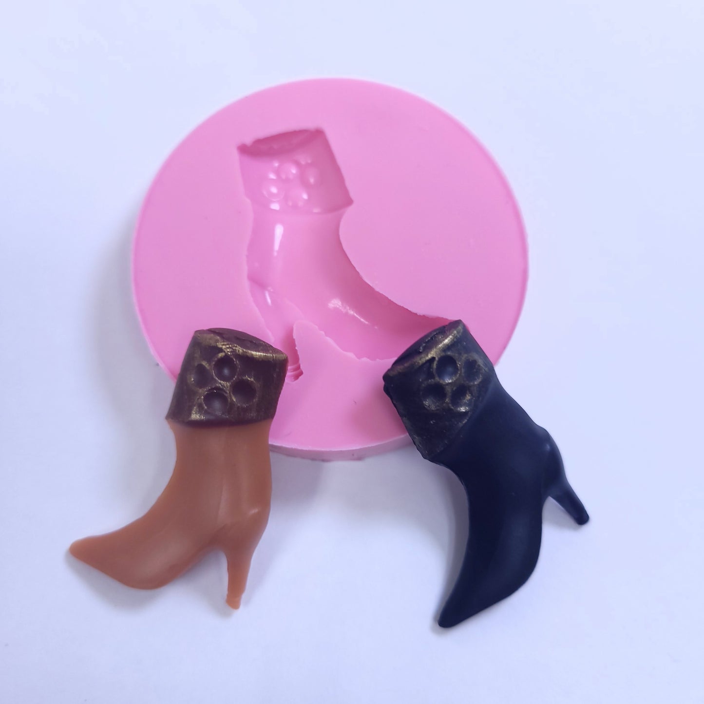 High Heel Boots Shoe Multi Project Silicone Mold MS489