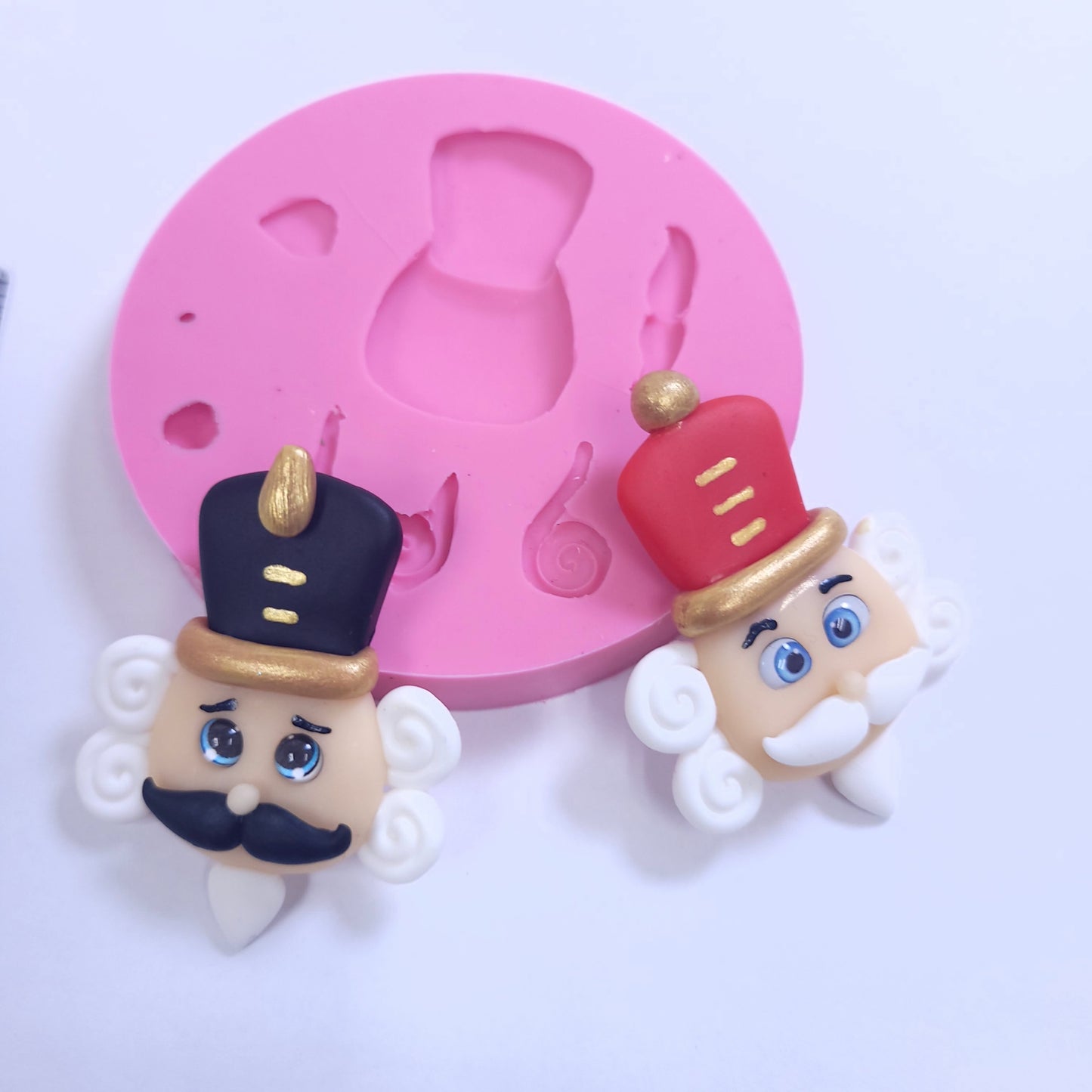 Nutcracker Silicone Mold for Miniatures Fondant Polymer Clay Resin Crafts MS487