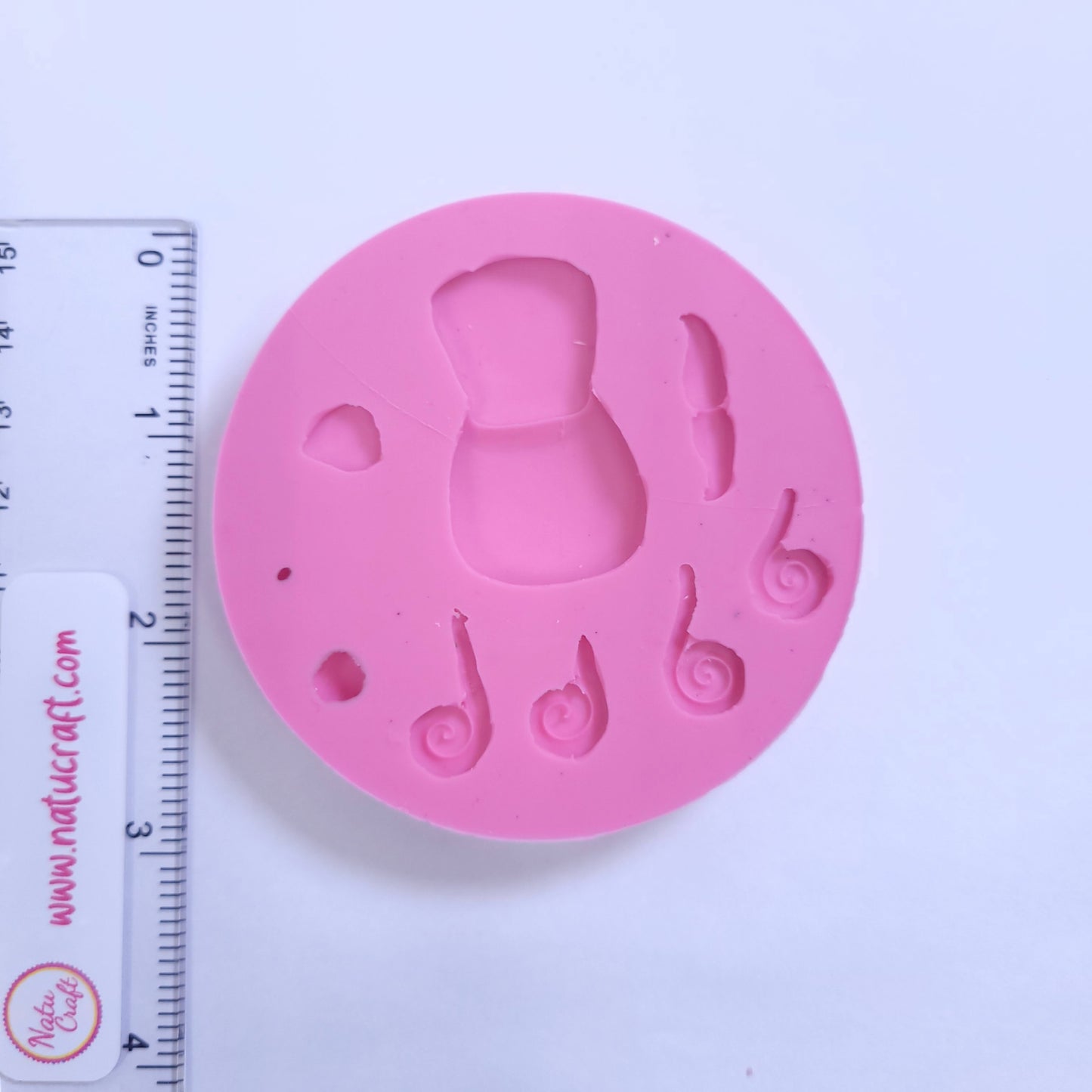 Nutcracker Silicone Mold for Miniatures Fondant Polymer Clay Resin Crafts MS487