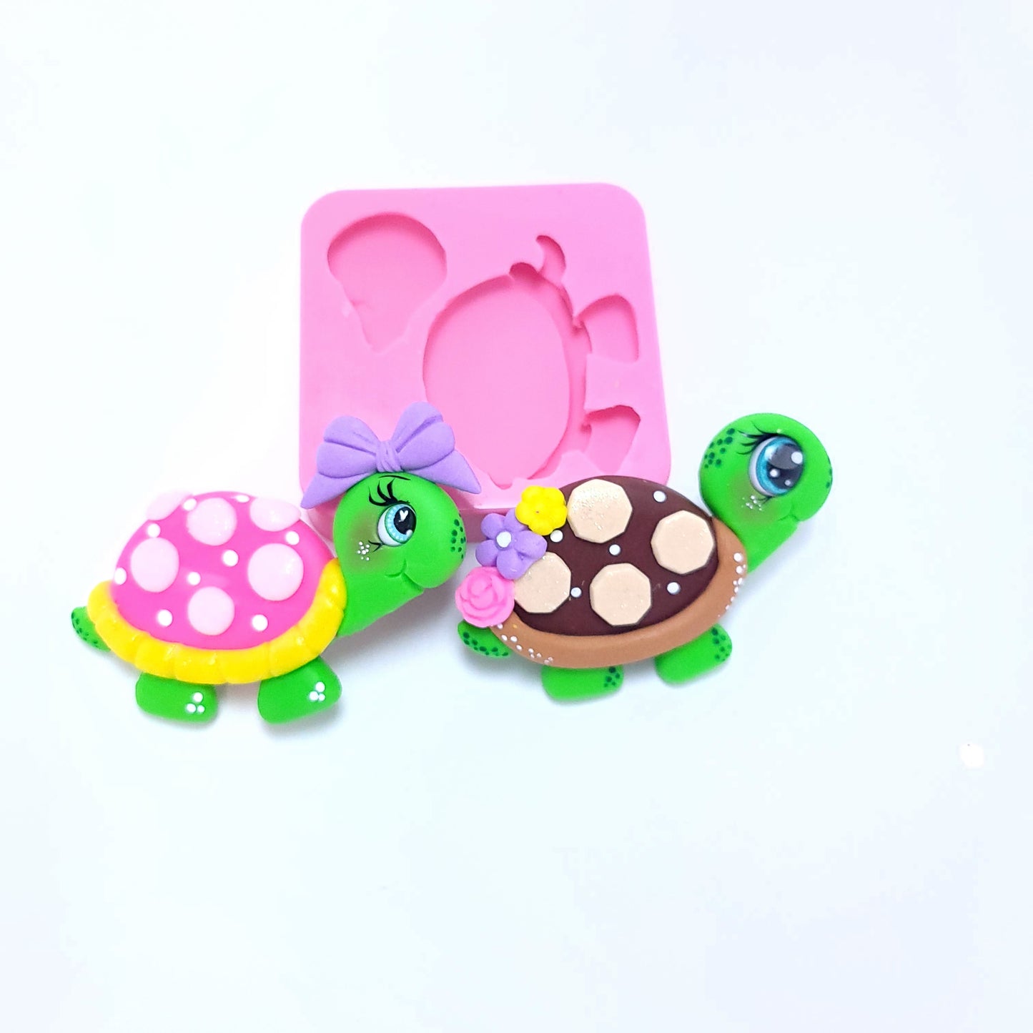 Cute Turtle Sea Turtle Multi-Project Silicone Mold for Fondant Resin Clay Crafts