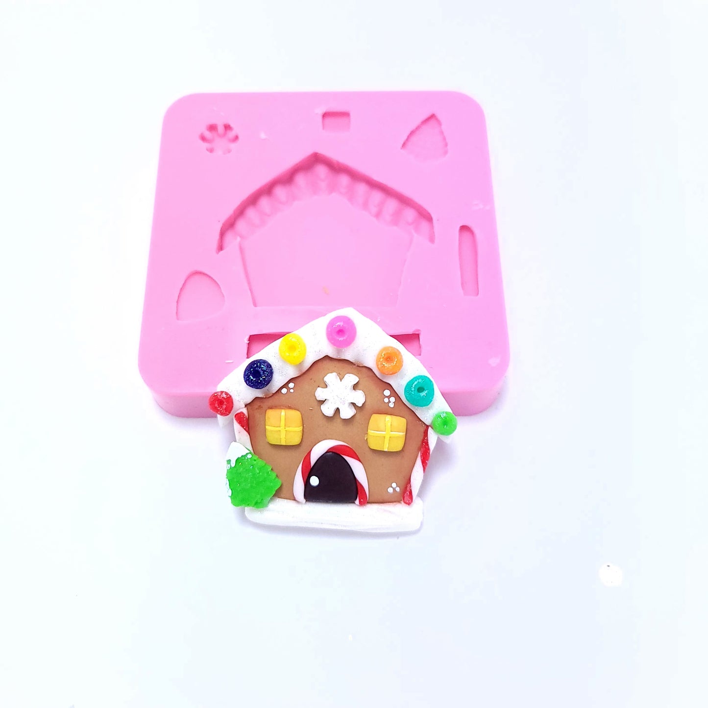 Gingerbread House Miniatures Multi Project Silicone Mold for Fondant Resin Clay Crafts