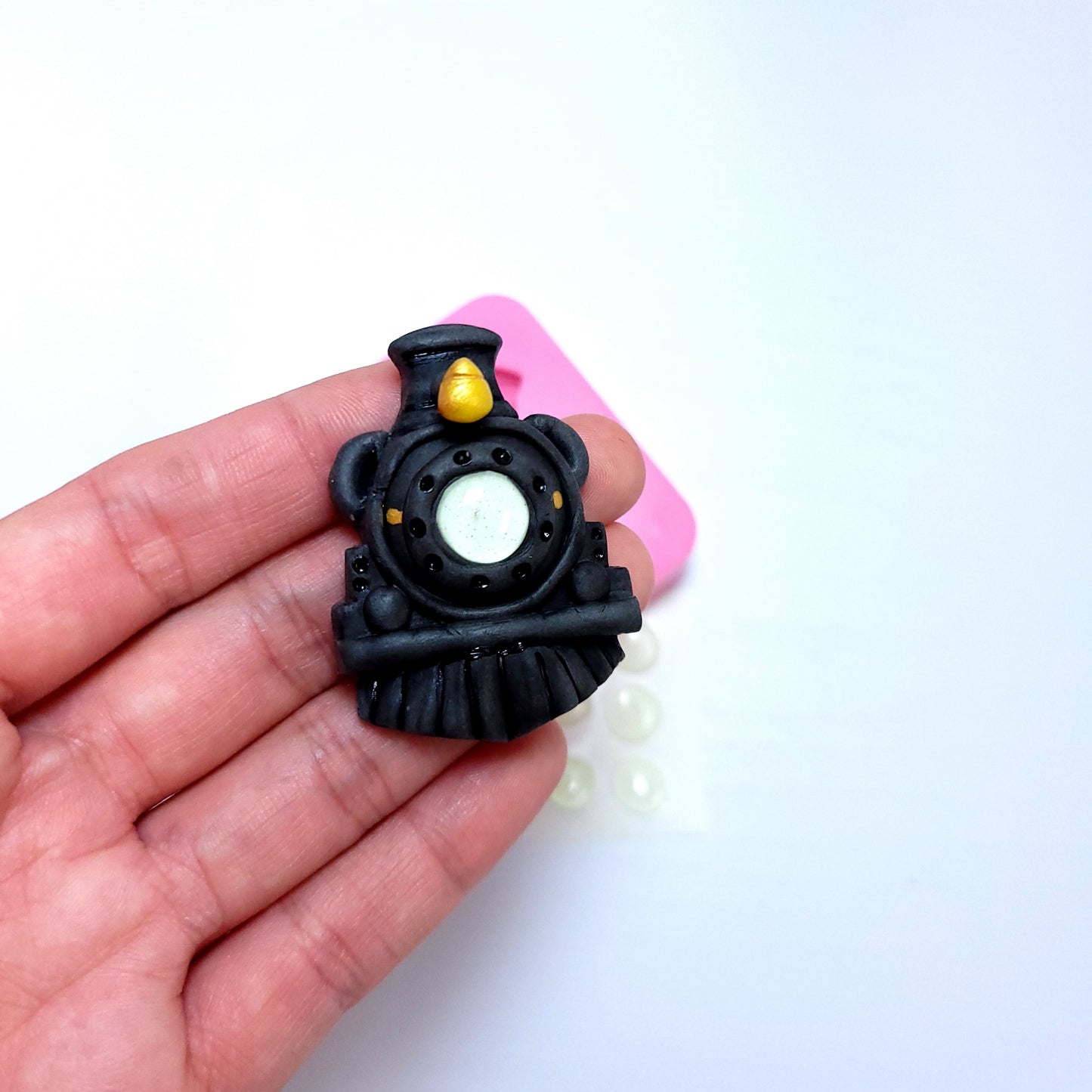 Train Express Multi-Project Silicone Mold for Fondant Resin Clay Miniatures MS549