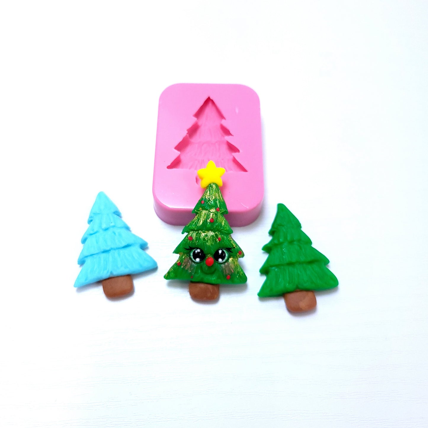 Christmas Tree Multi-Project Silicone Mold for Fondant Resin Clay Crafts MS542