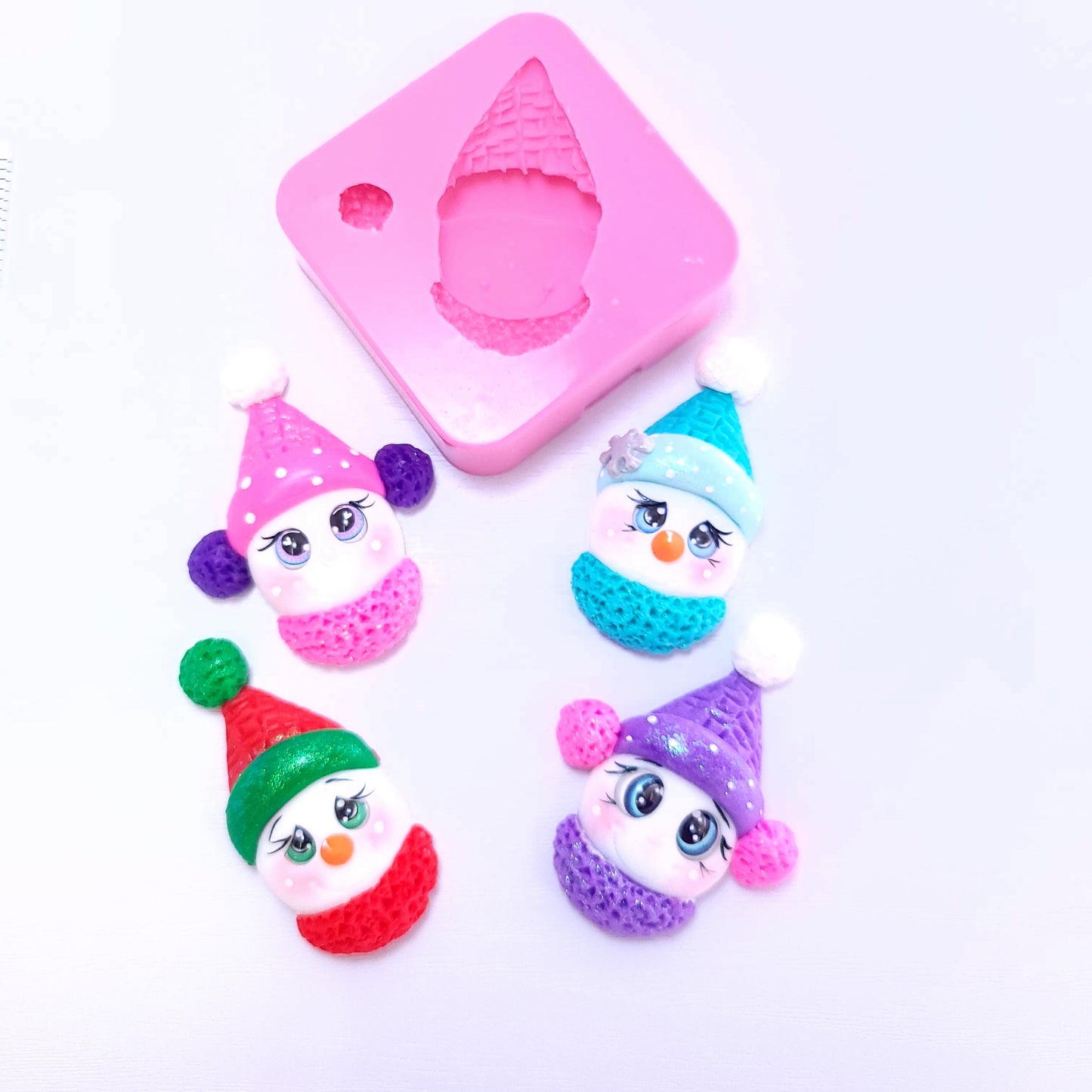 Snowman Multi-Project Silicone Mold for Cake Decorating & Crafting MS571