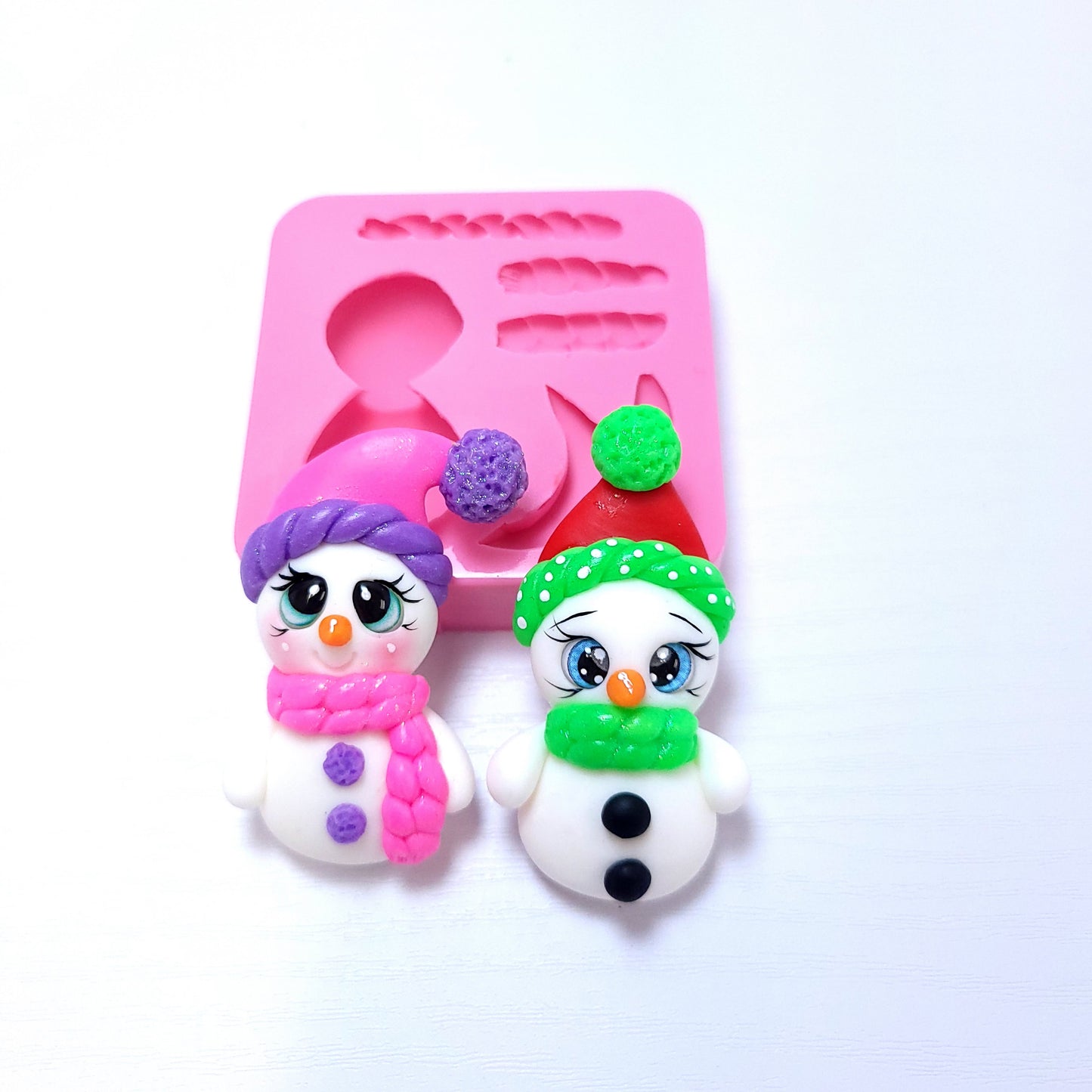 Snowman Full Body Multi-Project Silicone Mold MS574 for Cakes Resin and Clay Crafts