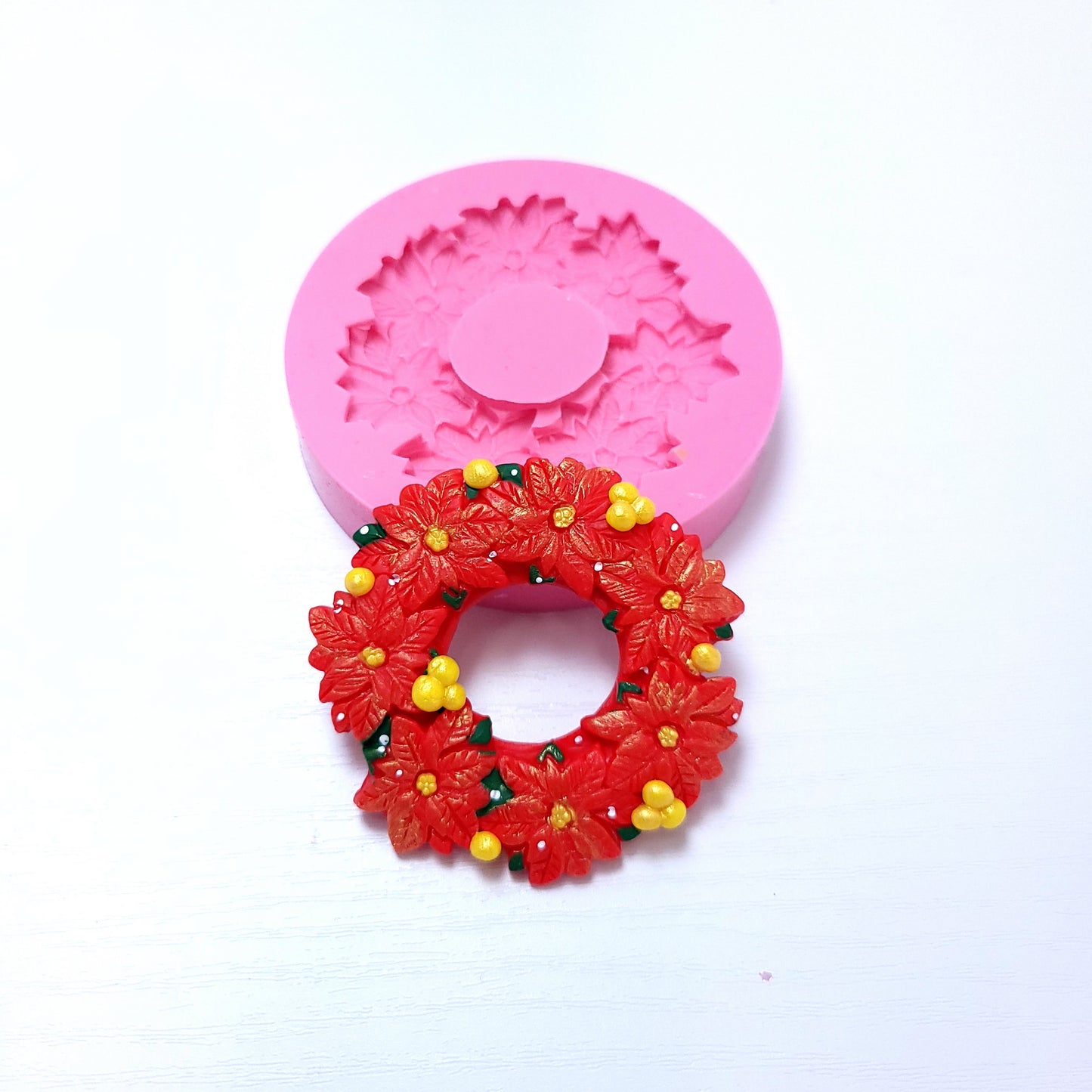 Wreath Christmas Fall Multi-Project Silicone Mold MS578 for Cake and Resin Crafts