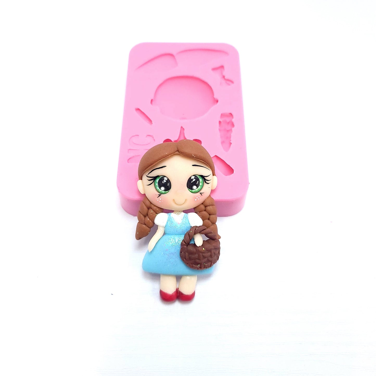 Cute Girl Doll Multi Project Silicone Mold MS613 for Cake Resin Crafts